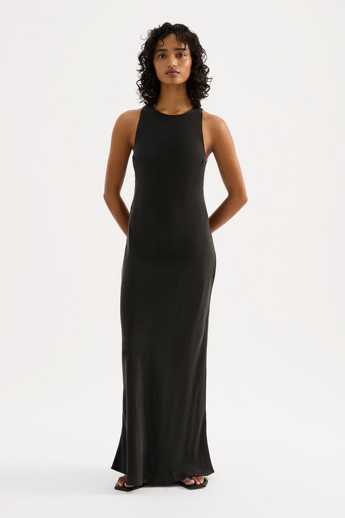 Shop Hariot Cupro Maxi Dress