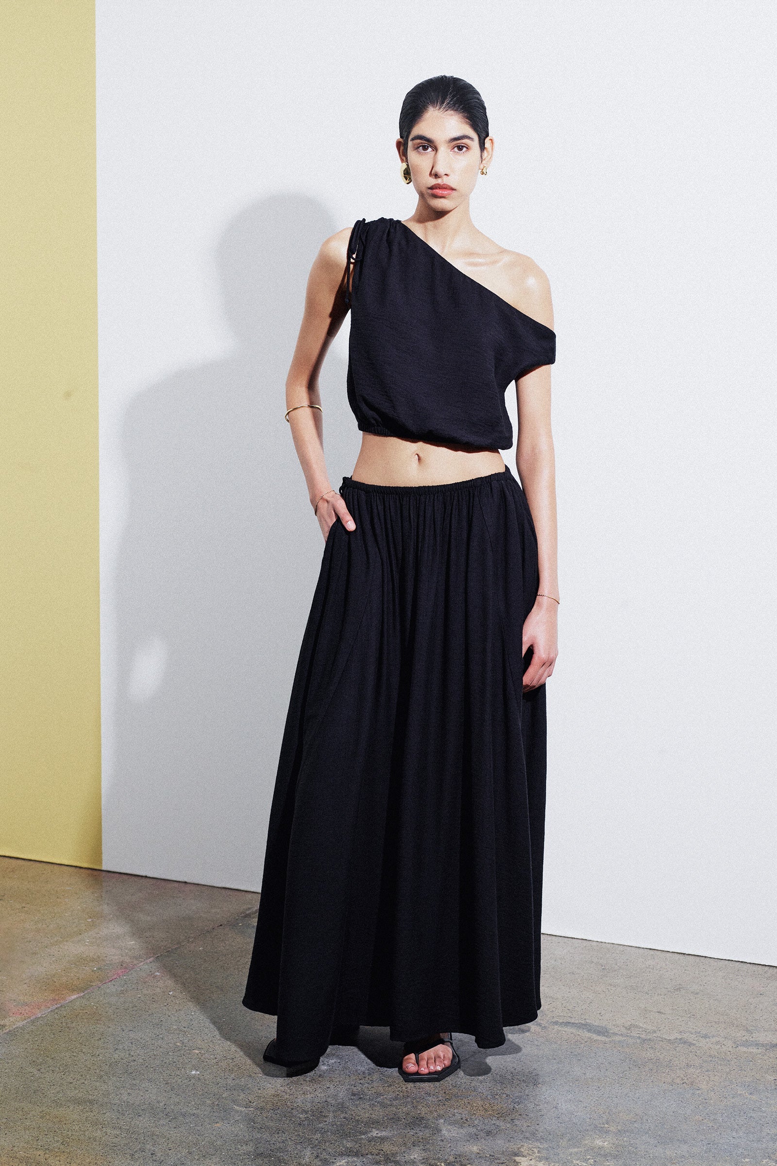 Ambrose Maxi Skirt Black 