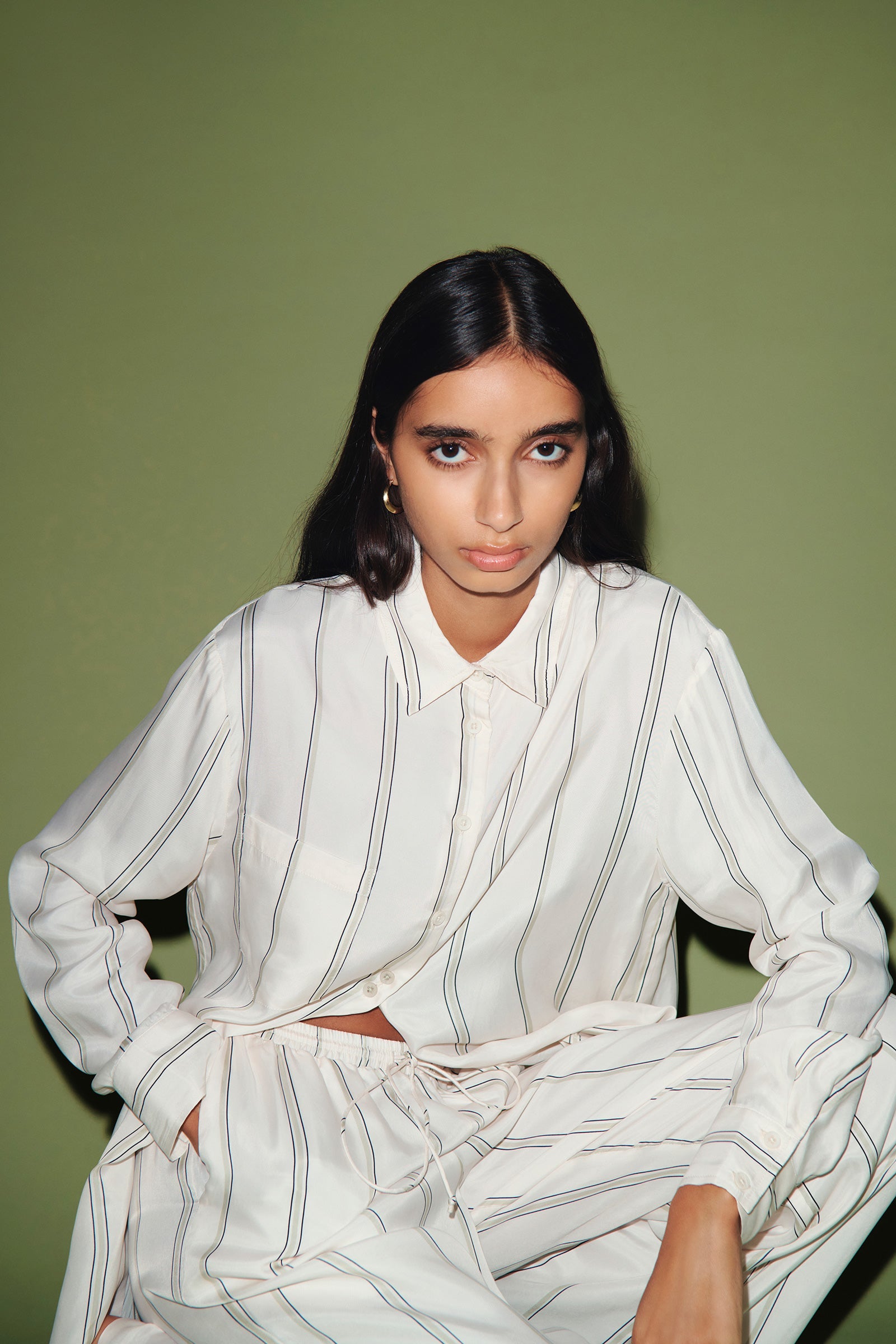 Noosha Cupro Ls Shirt Paloma 