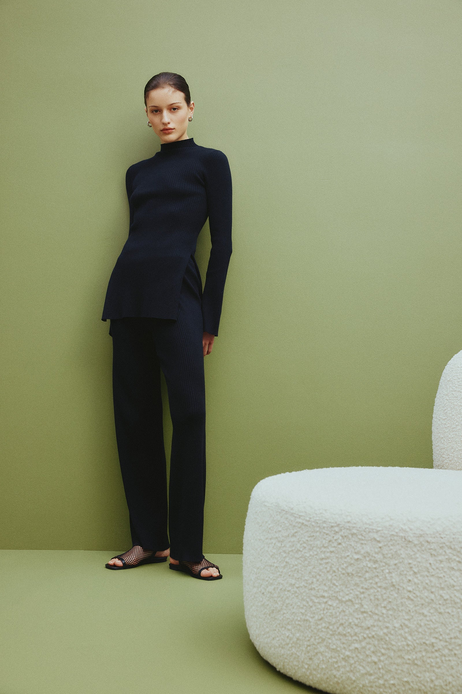 Malo Knit Pant Black 