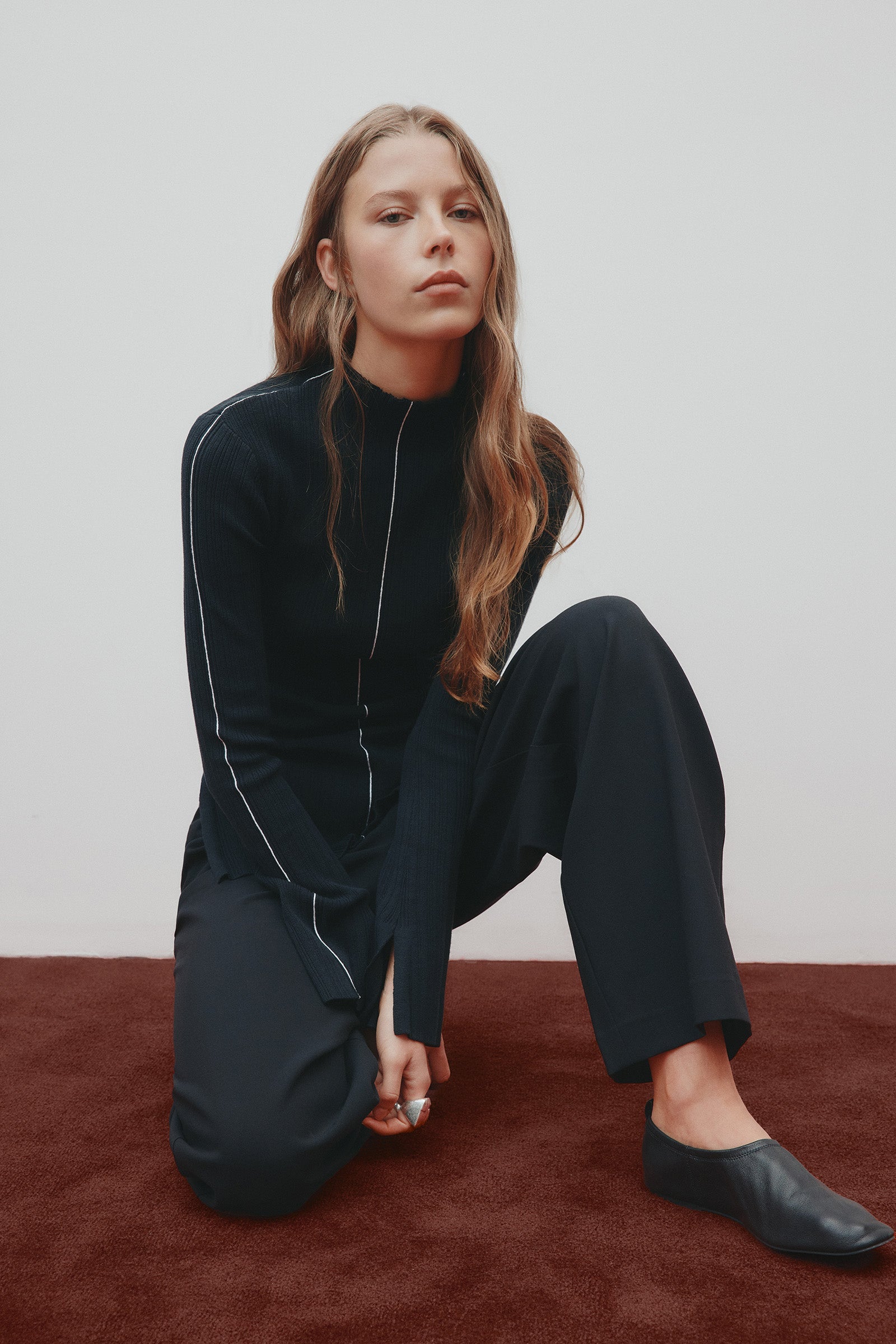 Sedona Knit Top Black 