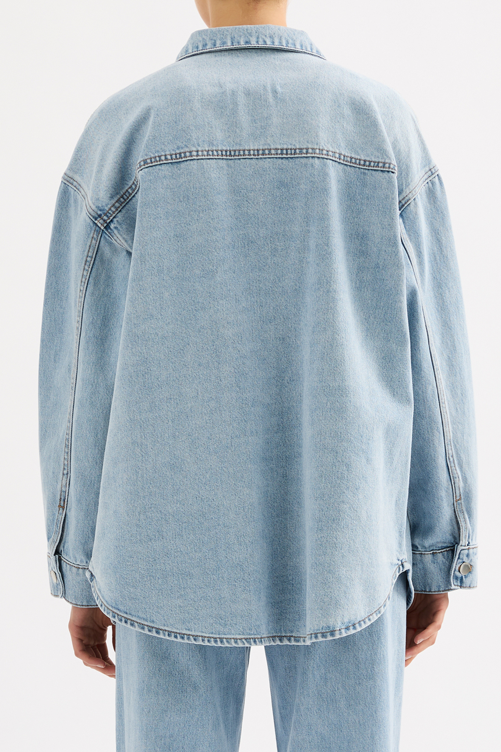 Organic Denim Overshirt 90s Blue Wash 