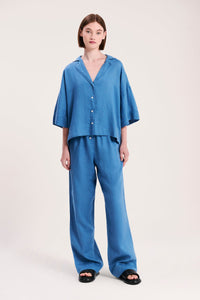 Nude Lucy Lounge Linen Pant in Storm