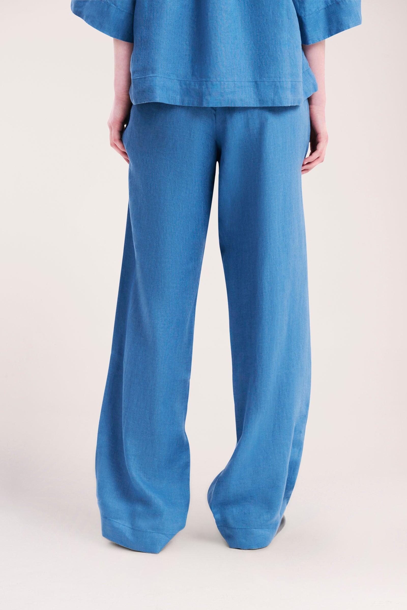 Nude Lucy Lounge Linen Pant In Storm 