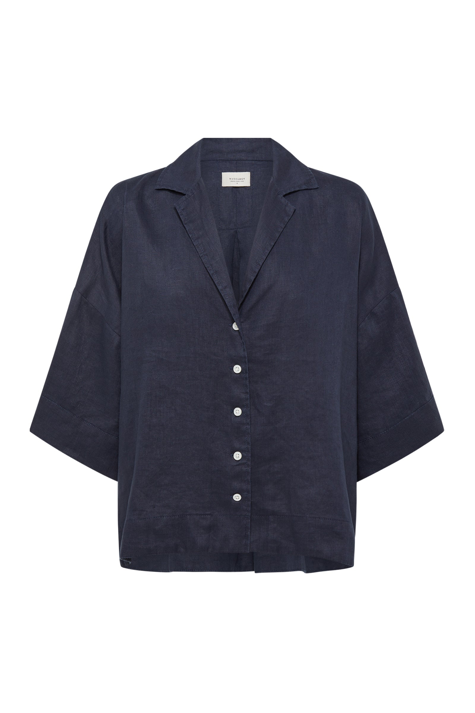Lounge Linen Shirt Ink 