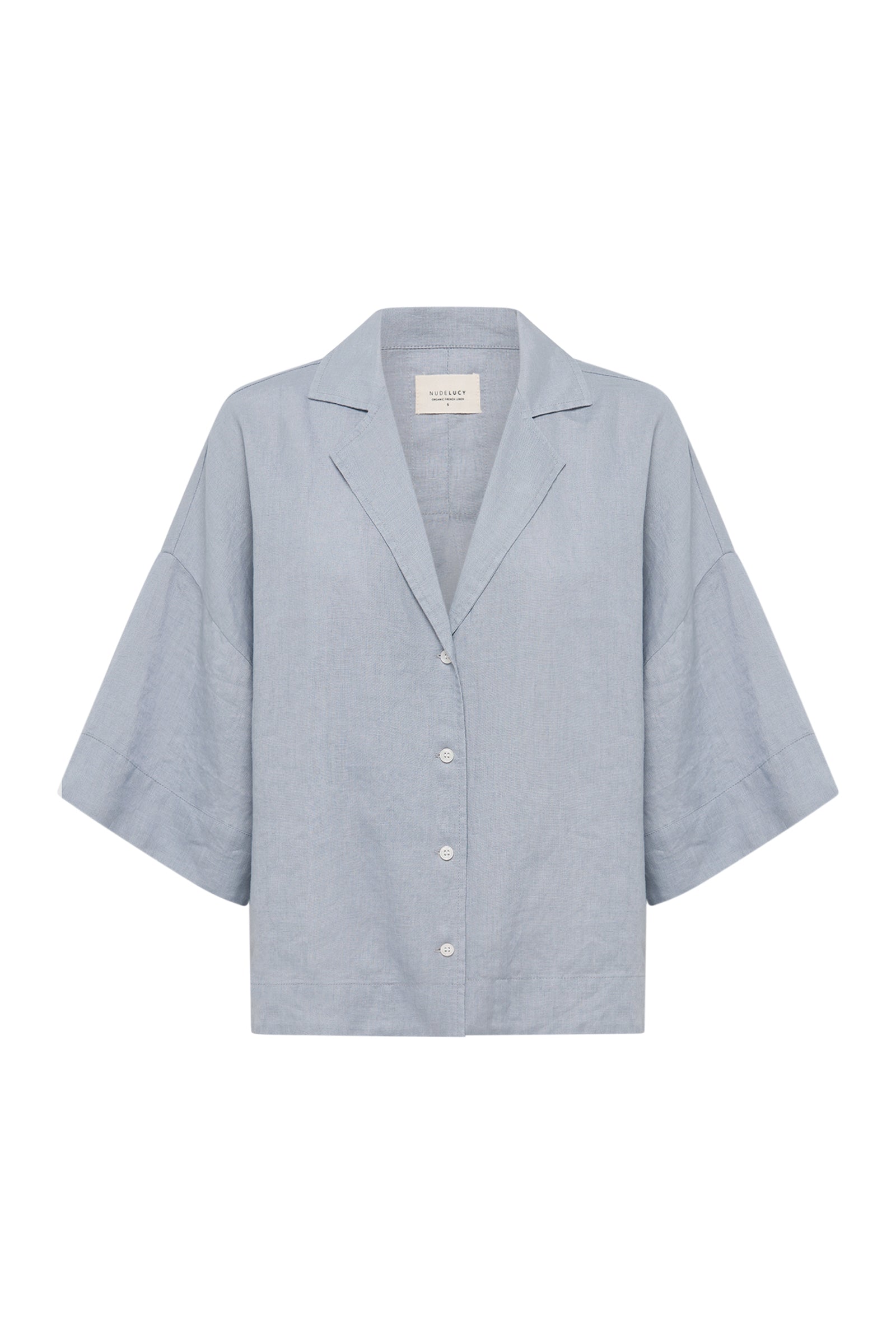 Lounge Linen Shirt Storm 