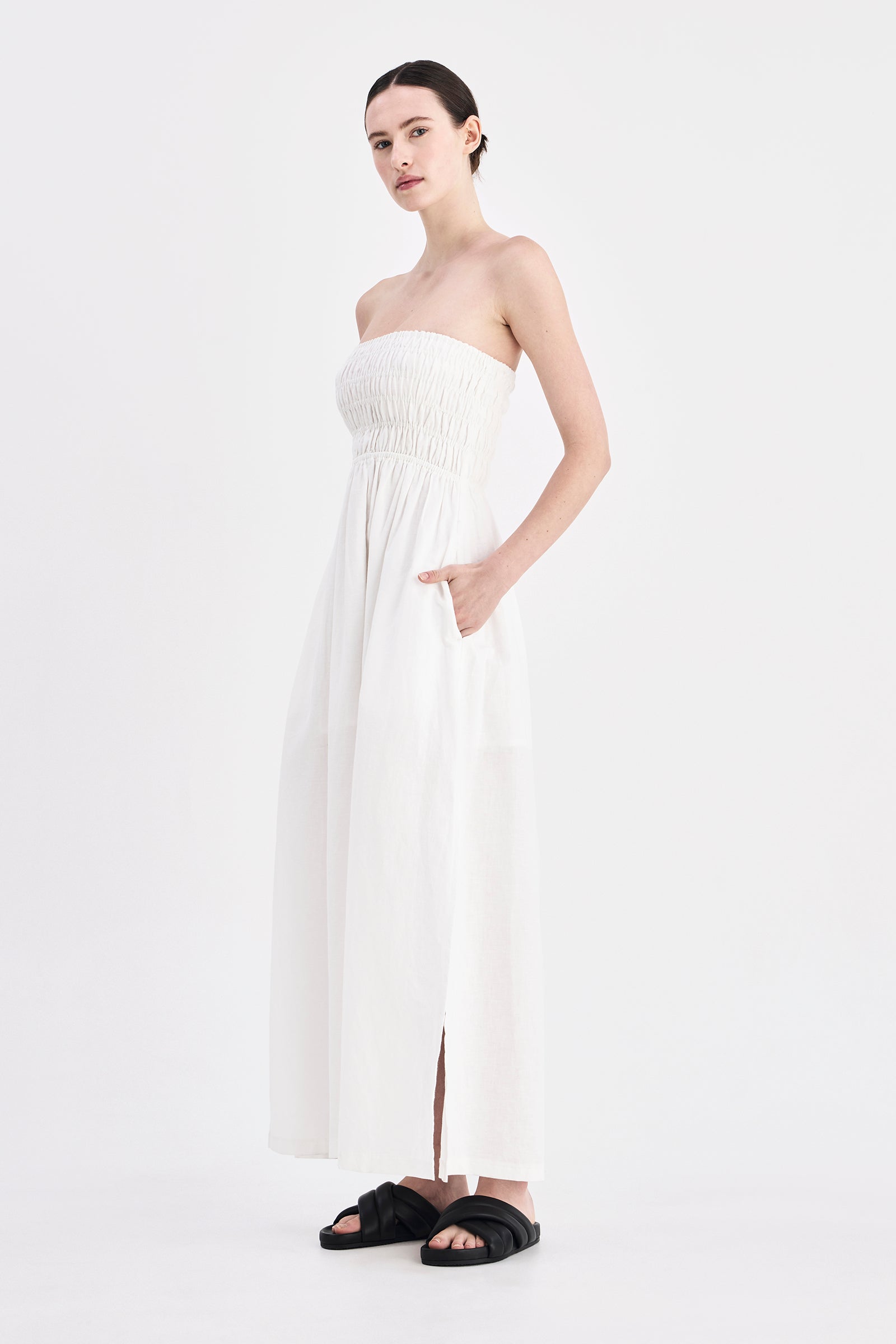 Zuri Maxi Dress White 