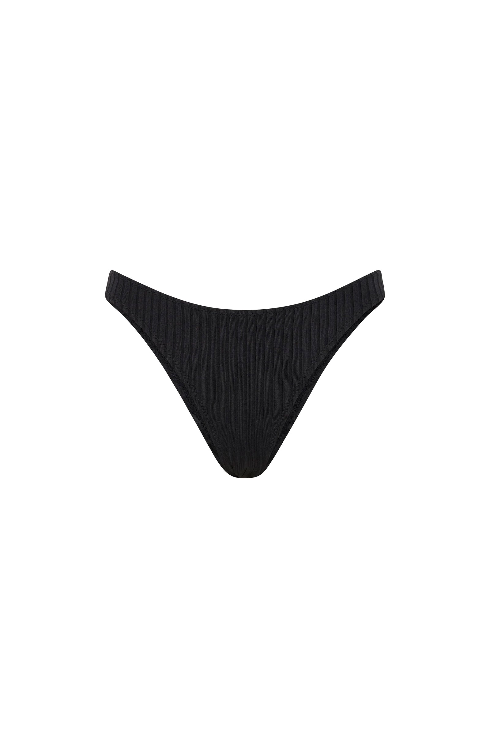 Rib Cheeky Brief Black 
