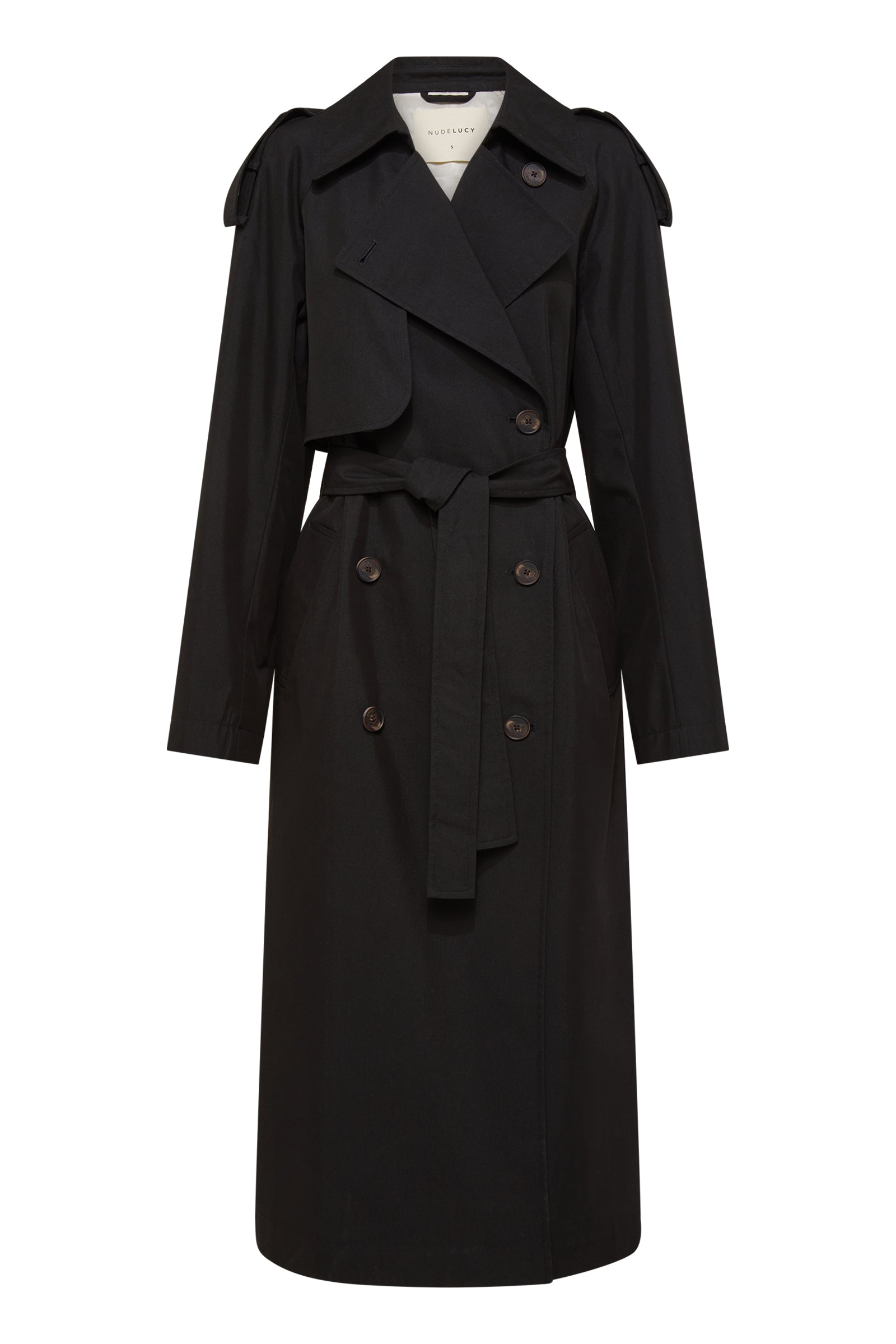 Kaiya Trench Black 