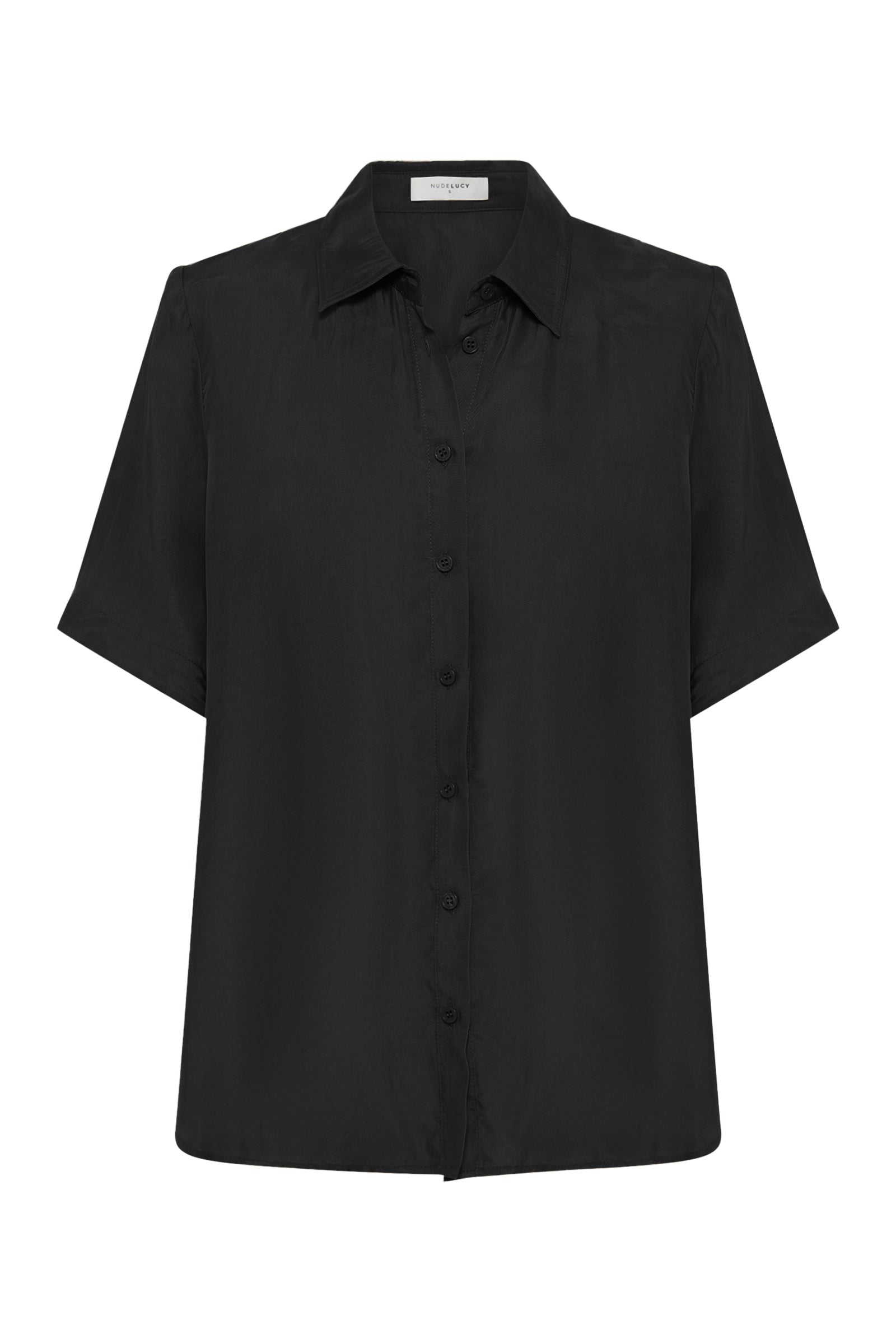 Dara Cupro Shirt Black 