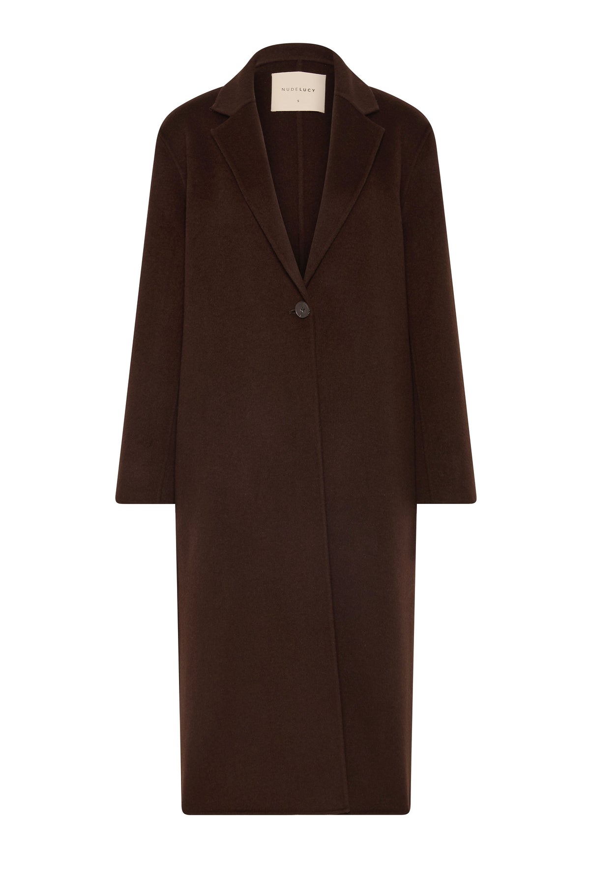 Riley Wool Coat Espresso 