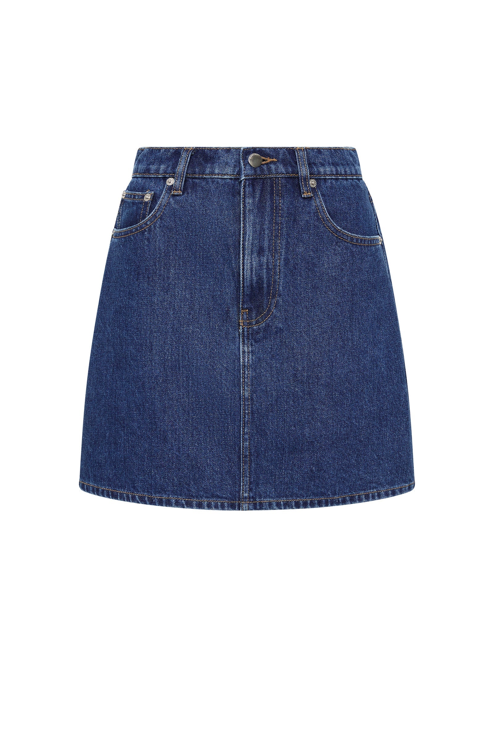 Sia Denim Mini Skirt Force Blue 