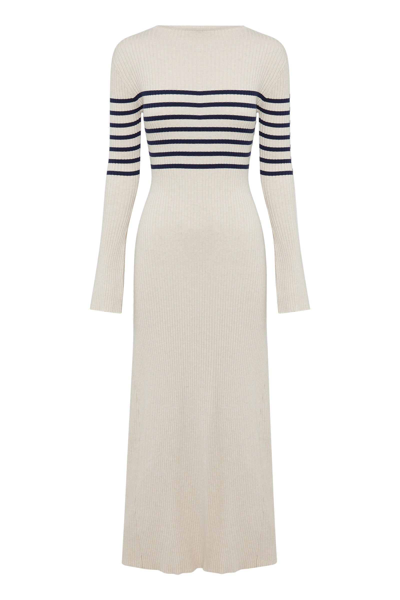 Misha Knit Maxi Dress Cloud Stripe 
