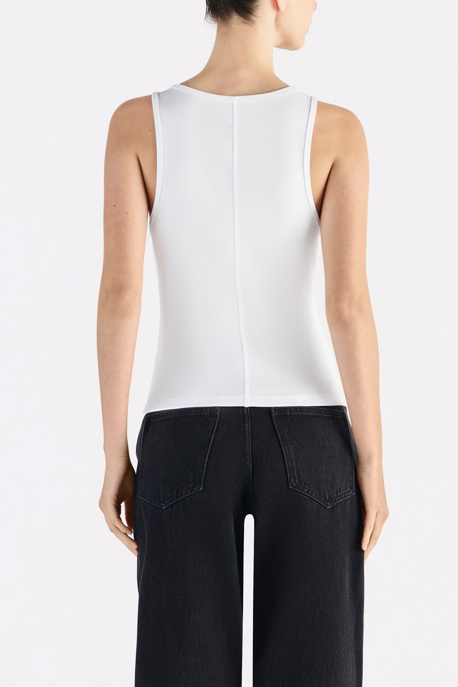 Organic 90s Singlet White 