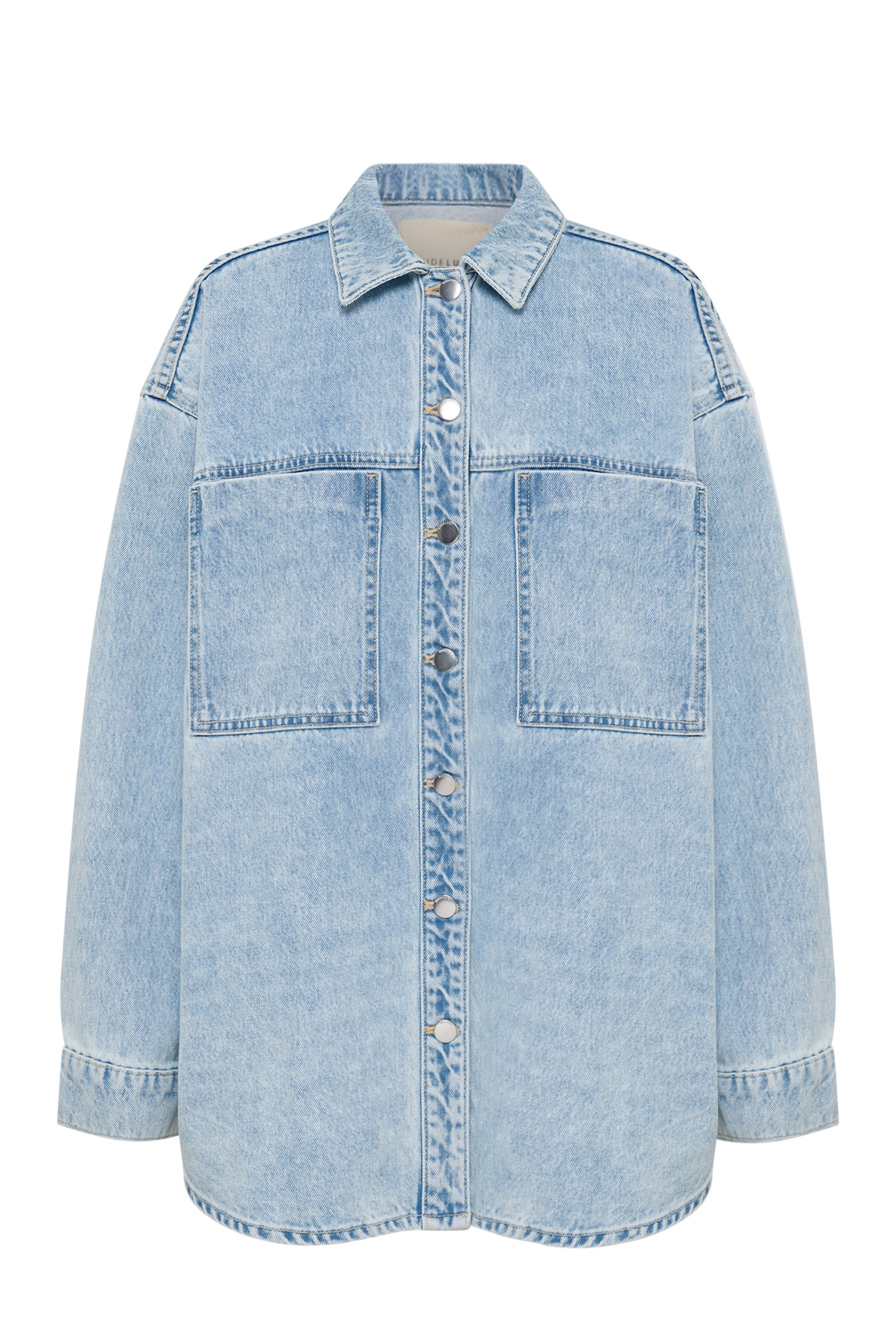 Sheeba Denim Overshirt Sky Blue 