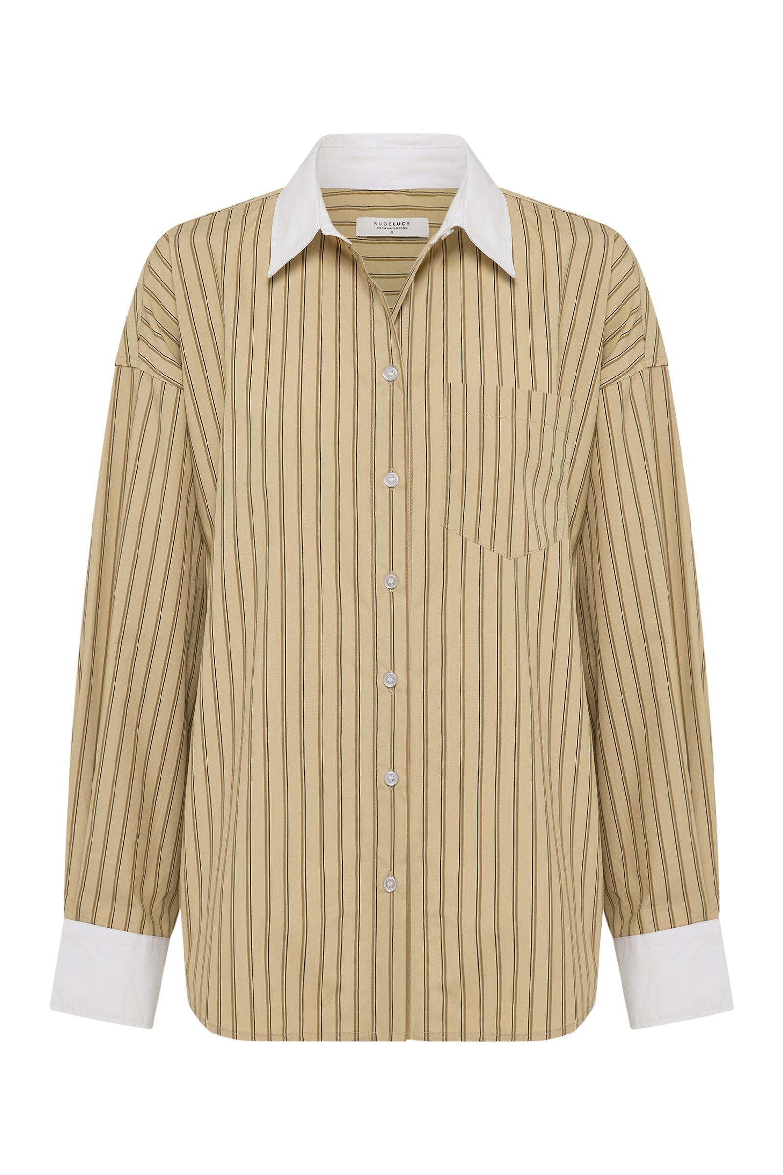 Lando Shirt Khaki Stripe 