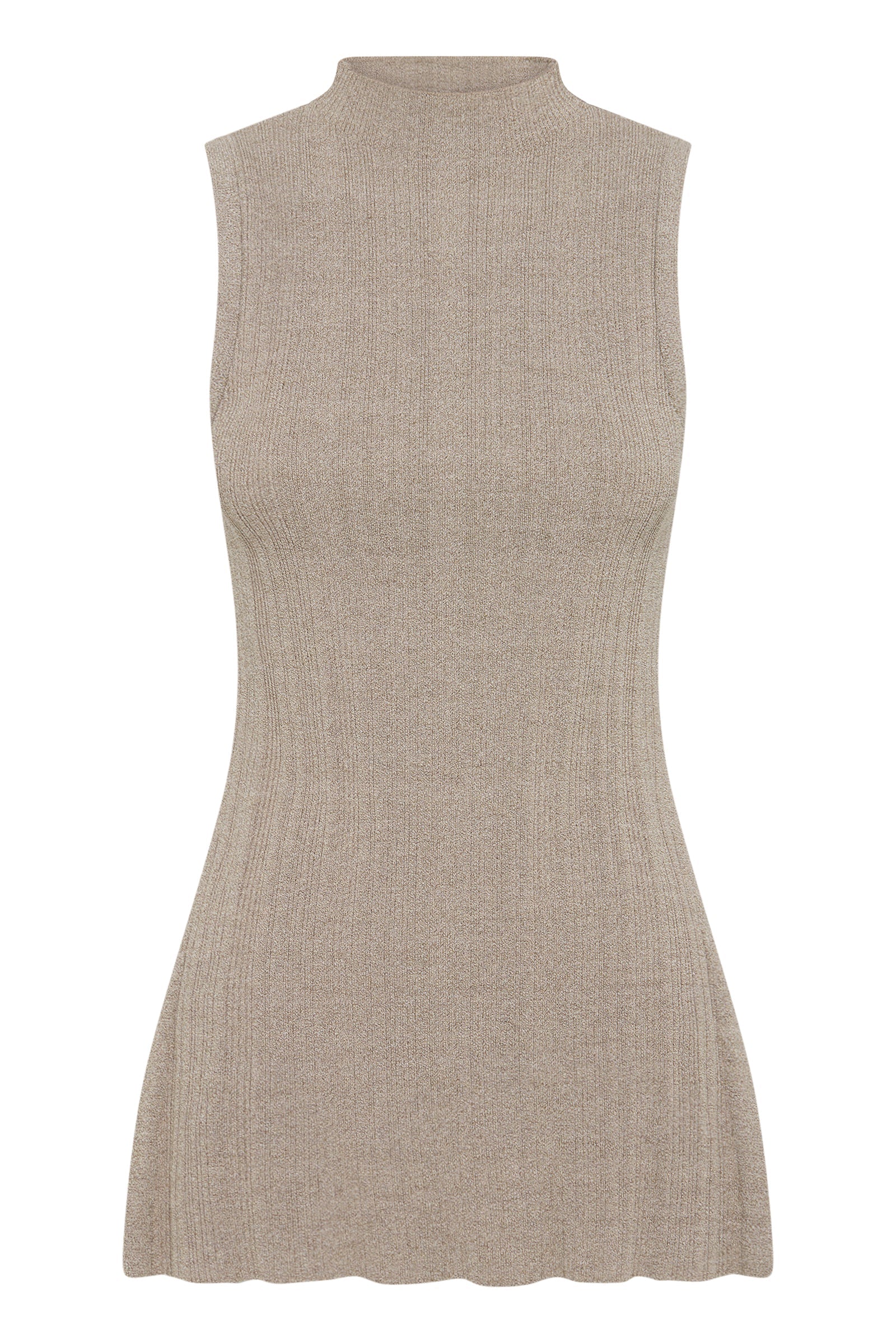 Collins Knit Tunic Oat Marle 