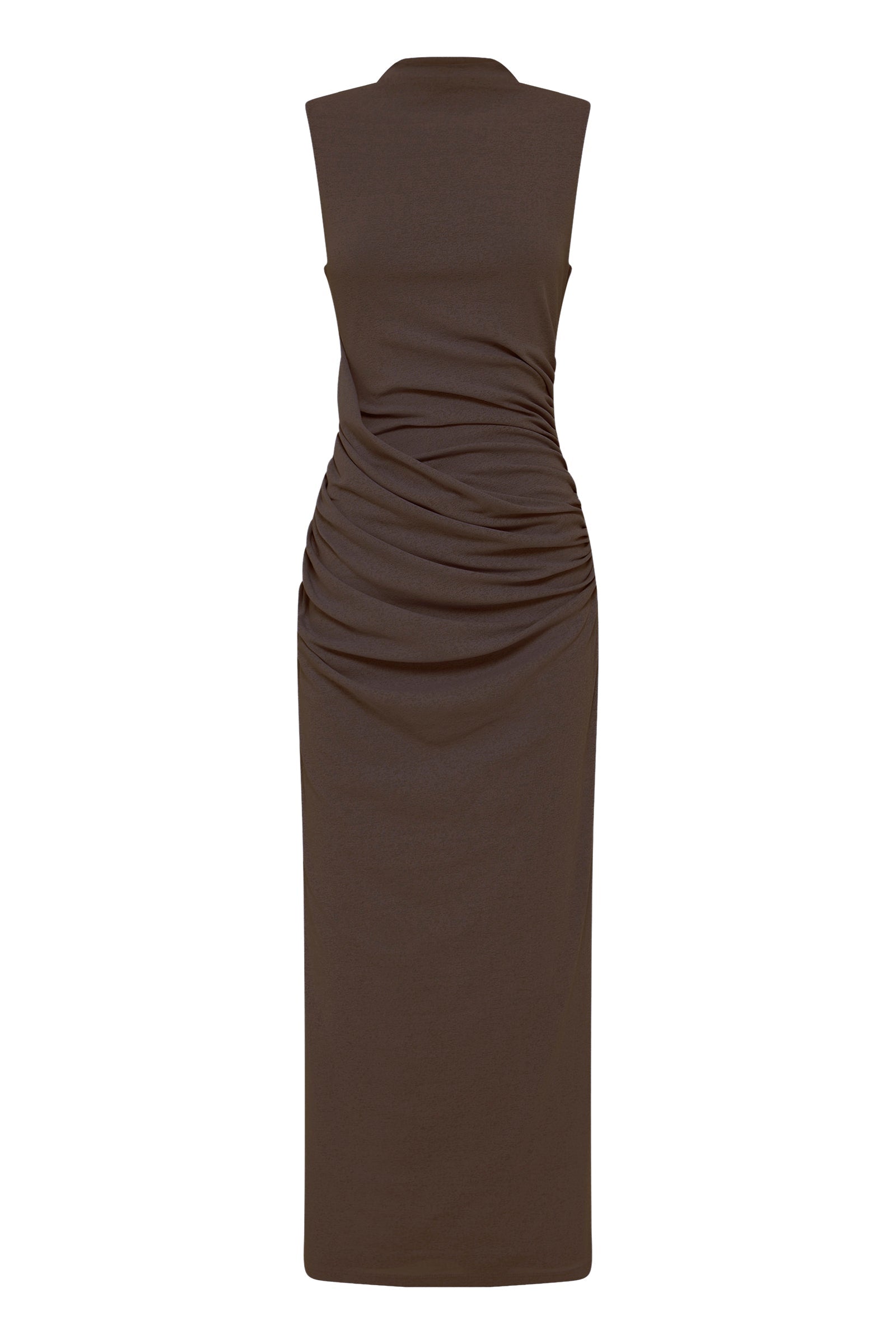 Sara Mesh Dress Walnut 