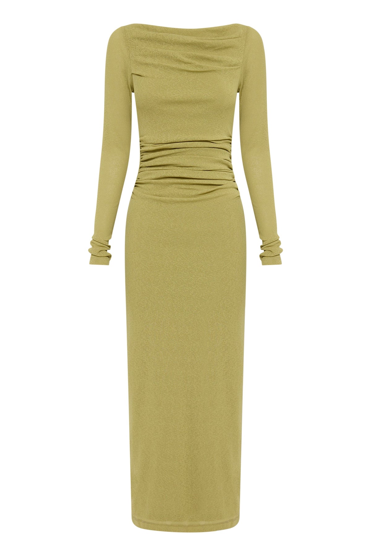 Zelda Mesh Maxi Dress Wasabi 