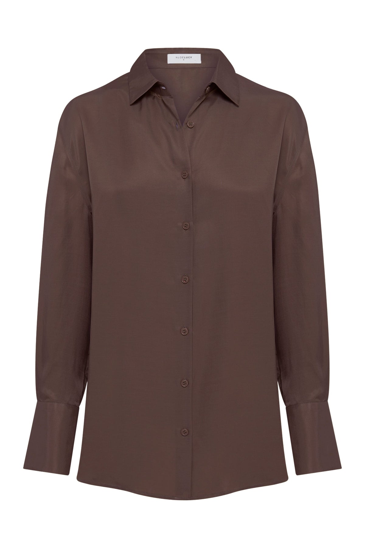 Tilly Tencel Shirt Chocolate 