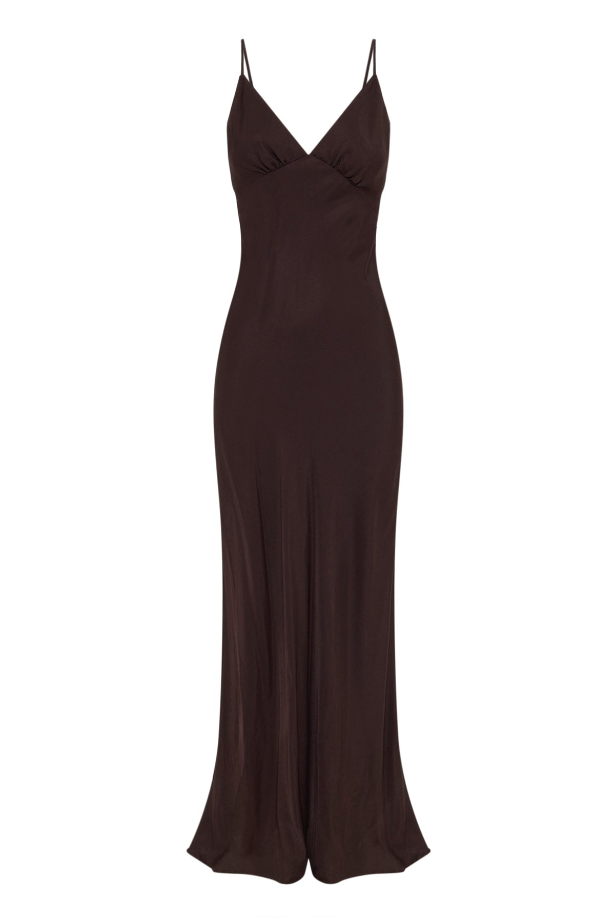 Tilly Tencel Slip Dress Chocolate 