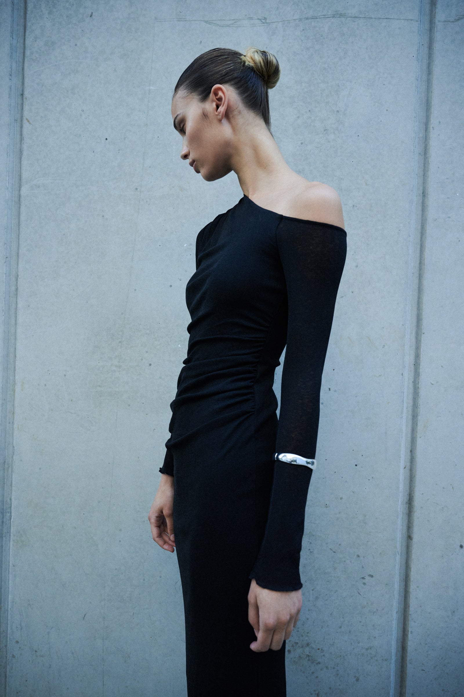 Orelia Ls Maxi Dress Black 