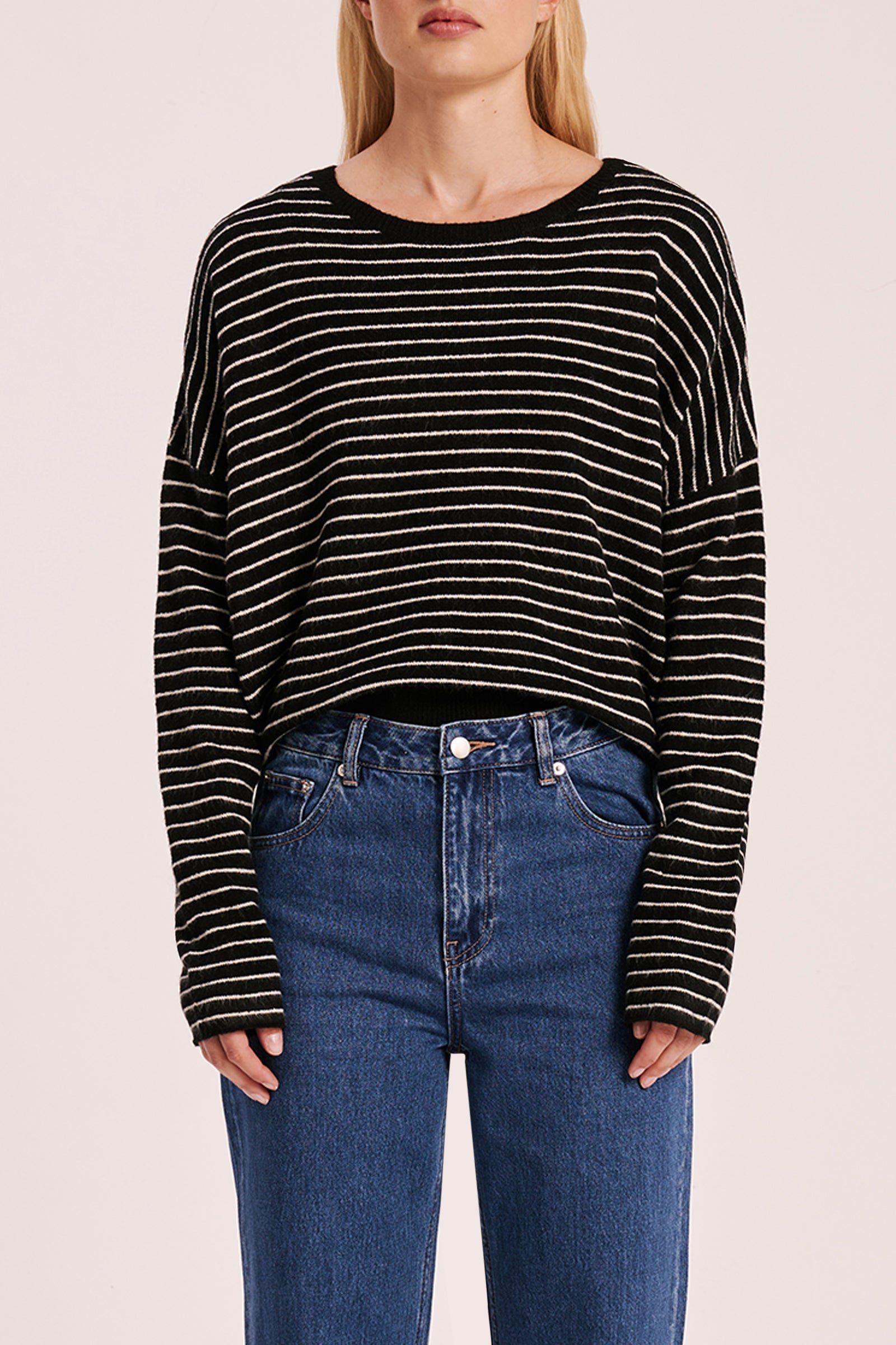 Remy Knit Black Stripe 