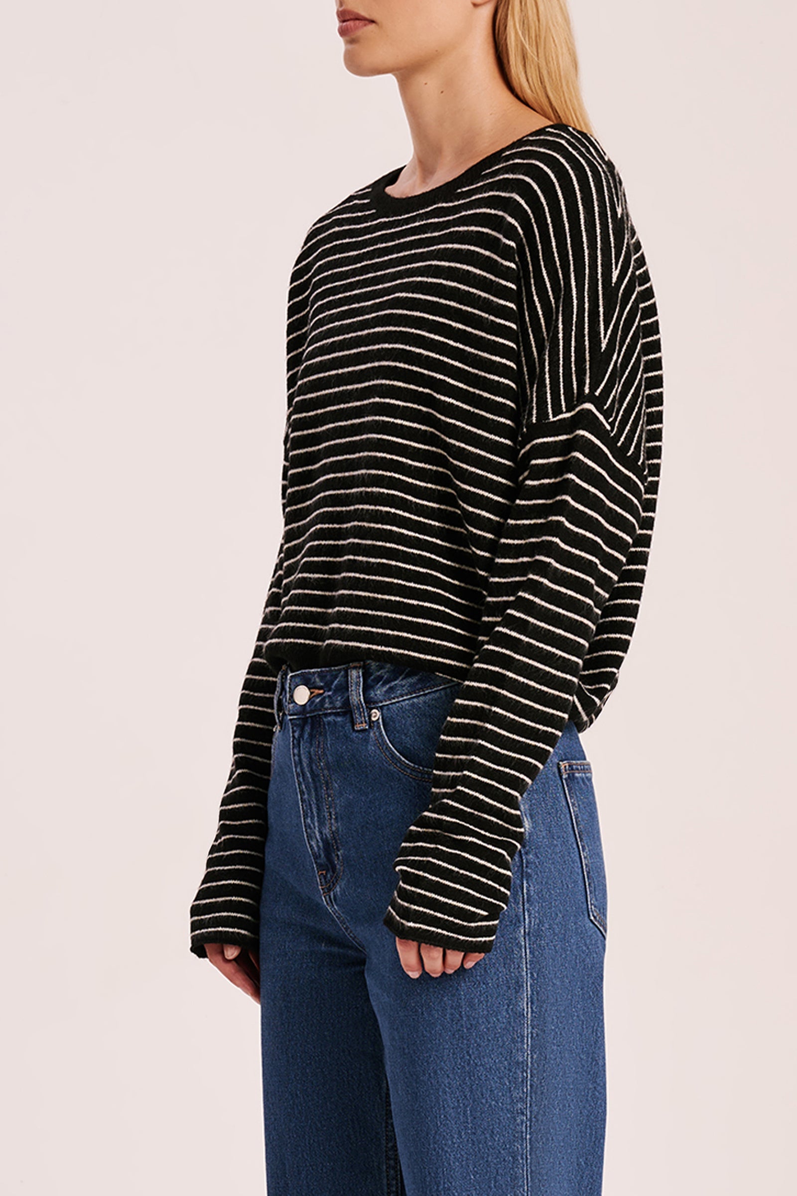 Remy Knit Black Stripe 