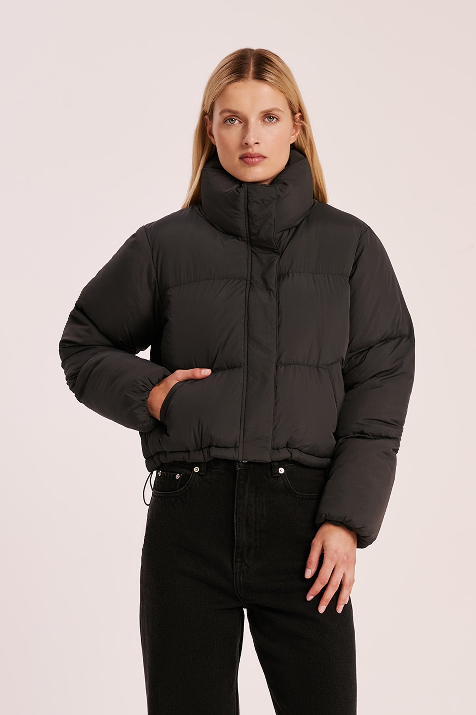 Topher Puffer Jacket Coal 