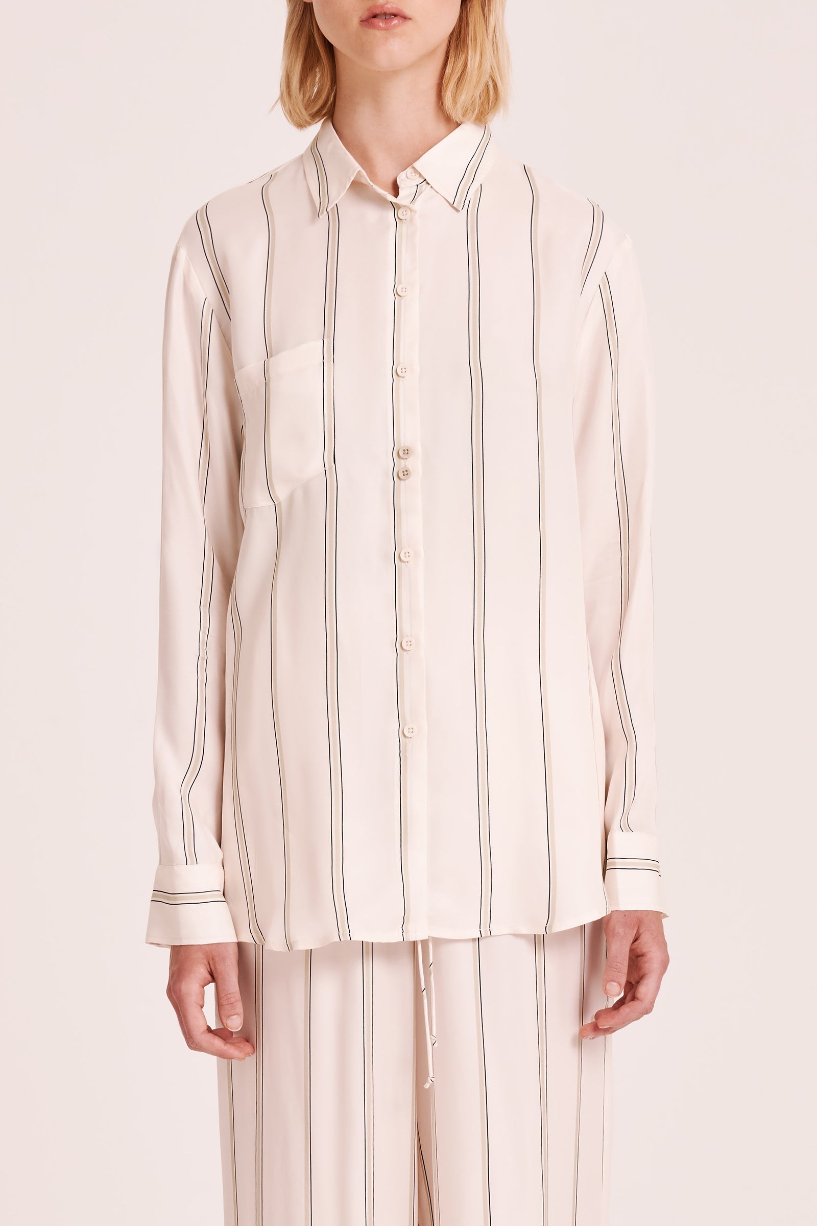 Noosha Cupro Ls Shirt Paloma 