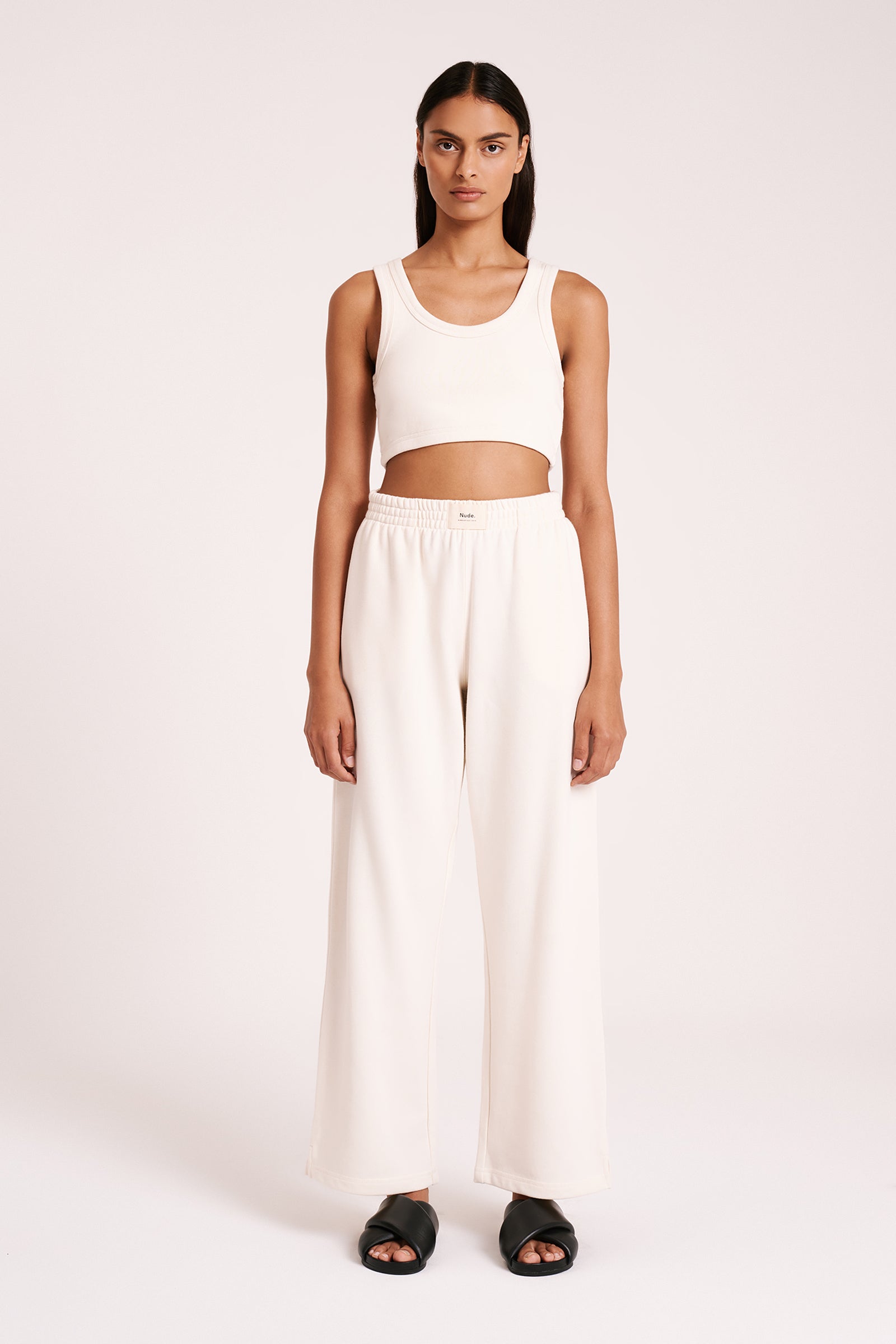 Lounge Fleece Crop Natural 