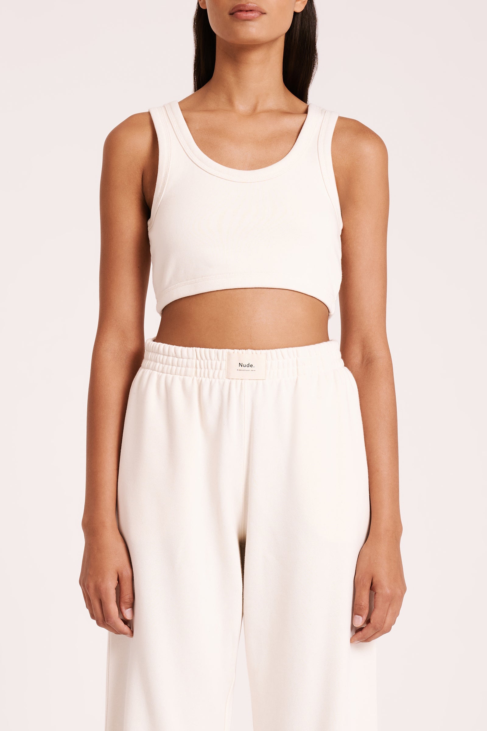 Lounge Fleece Crop Natural 