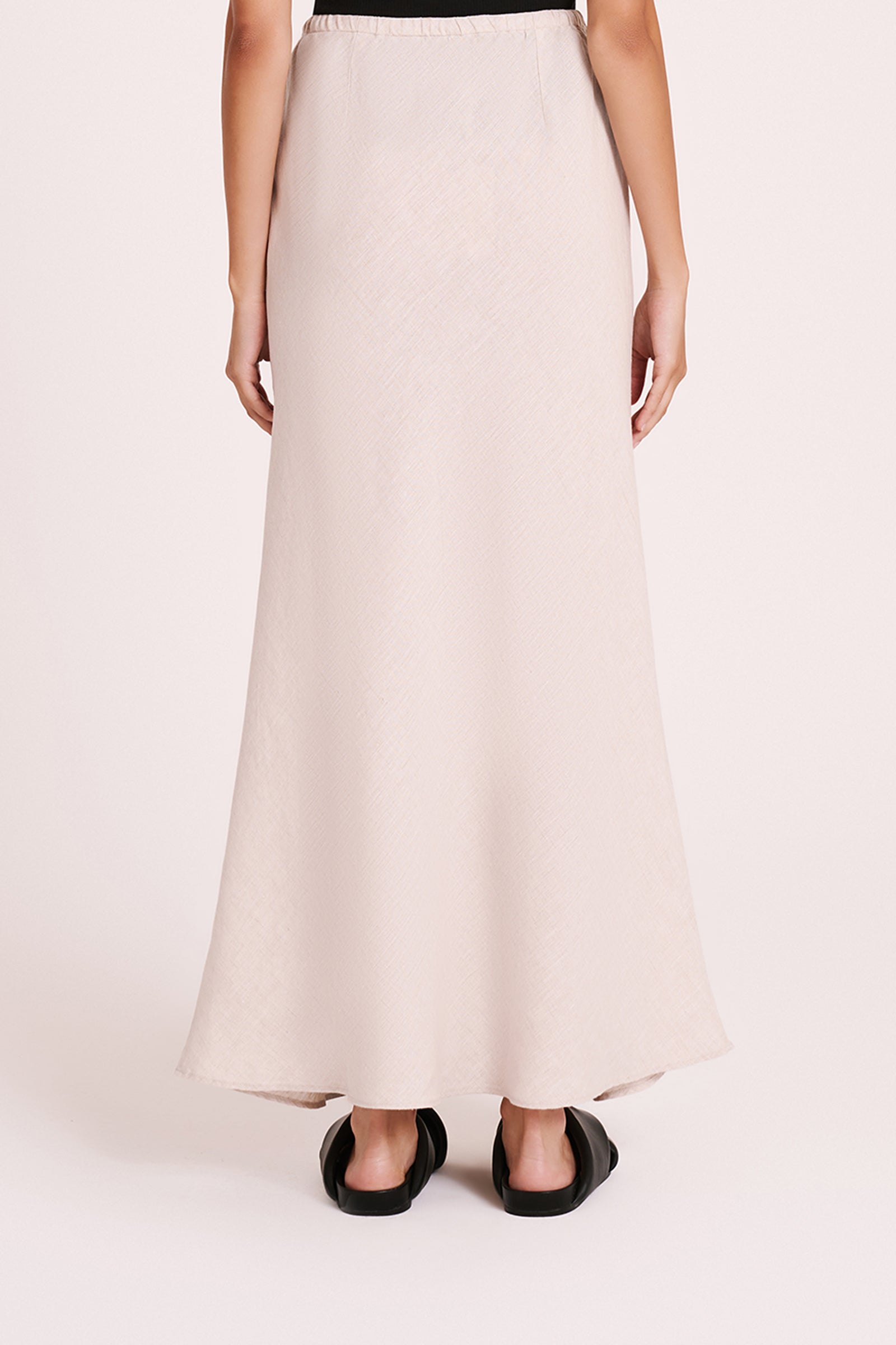 Amani Linen Skirt Natural 