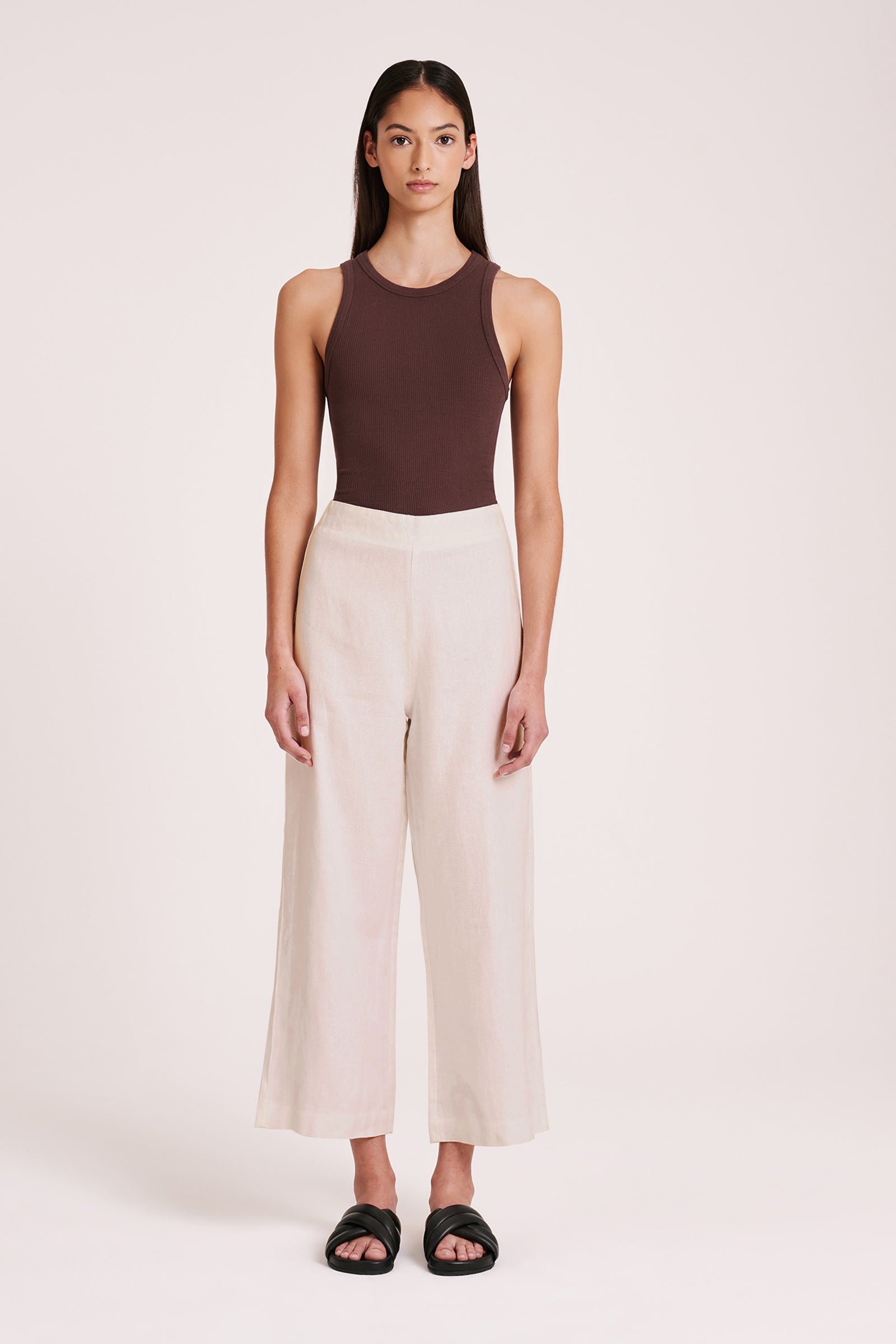 Thilda Linen Culotte Natural 