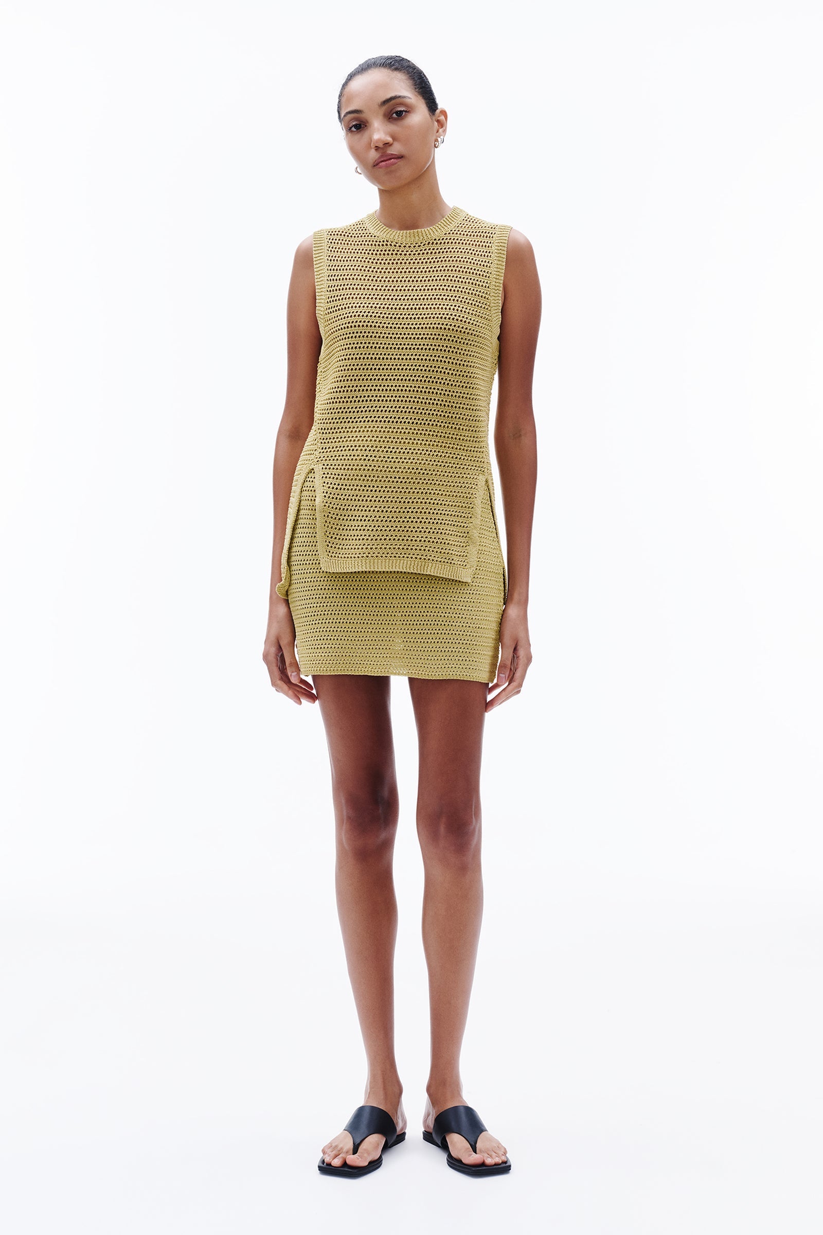 Marlo Knit Skirt Kiwi 