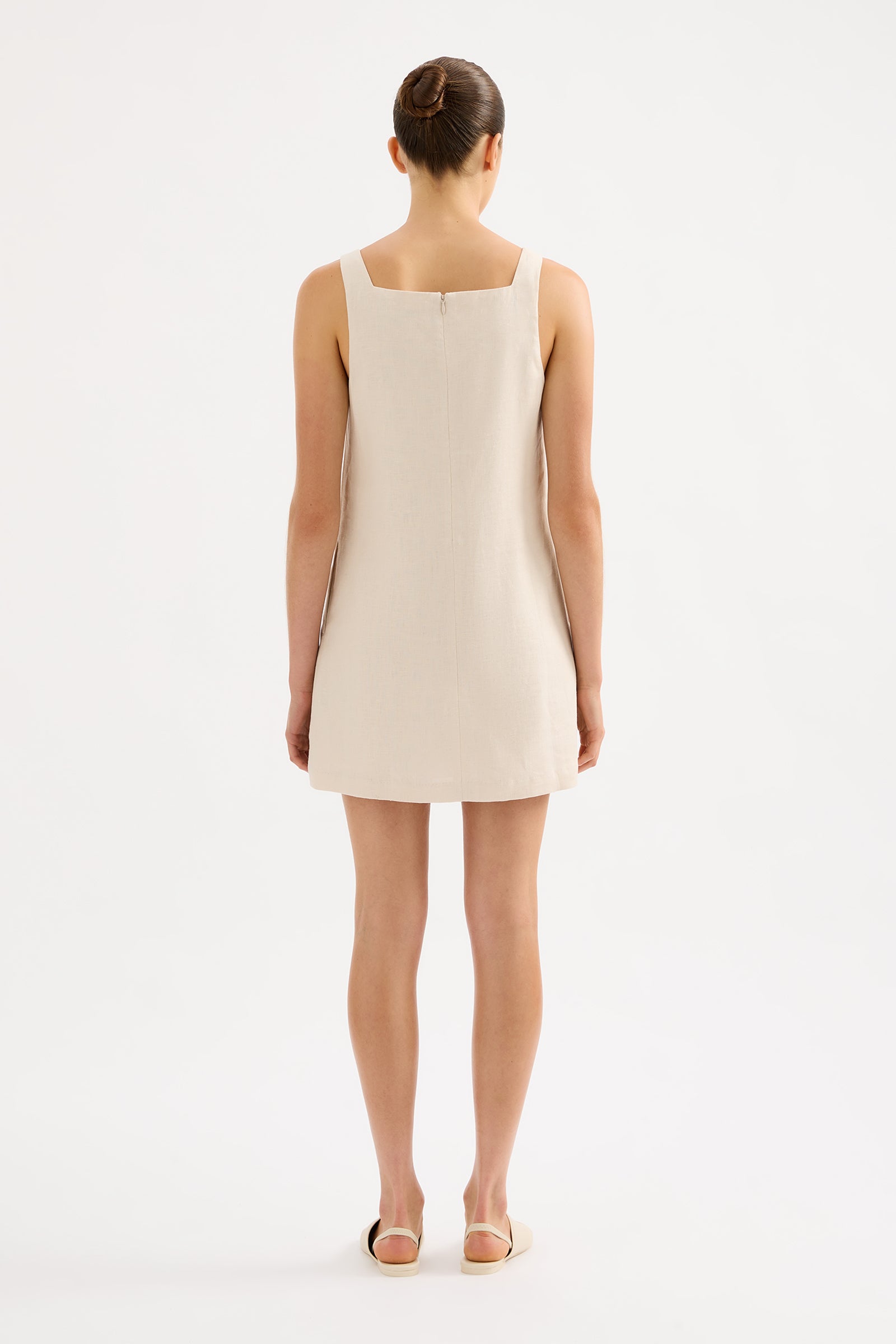 Shop Eden Linen Mini Dress | Nude Lucy USA Shop Eden Linen Mini Dress | Nude Lucy USA