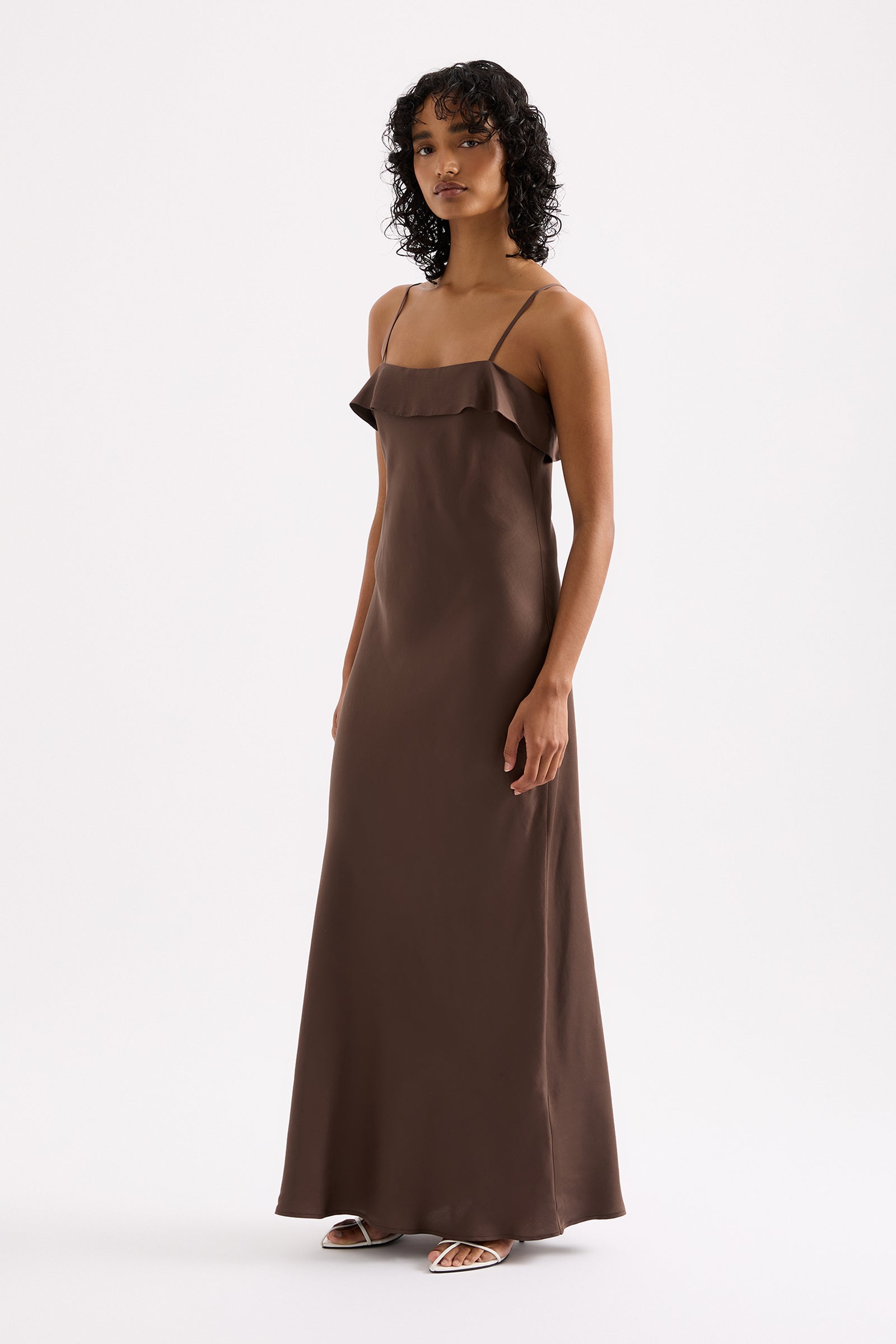 Thea Slip Dress Clove 