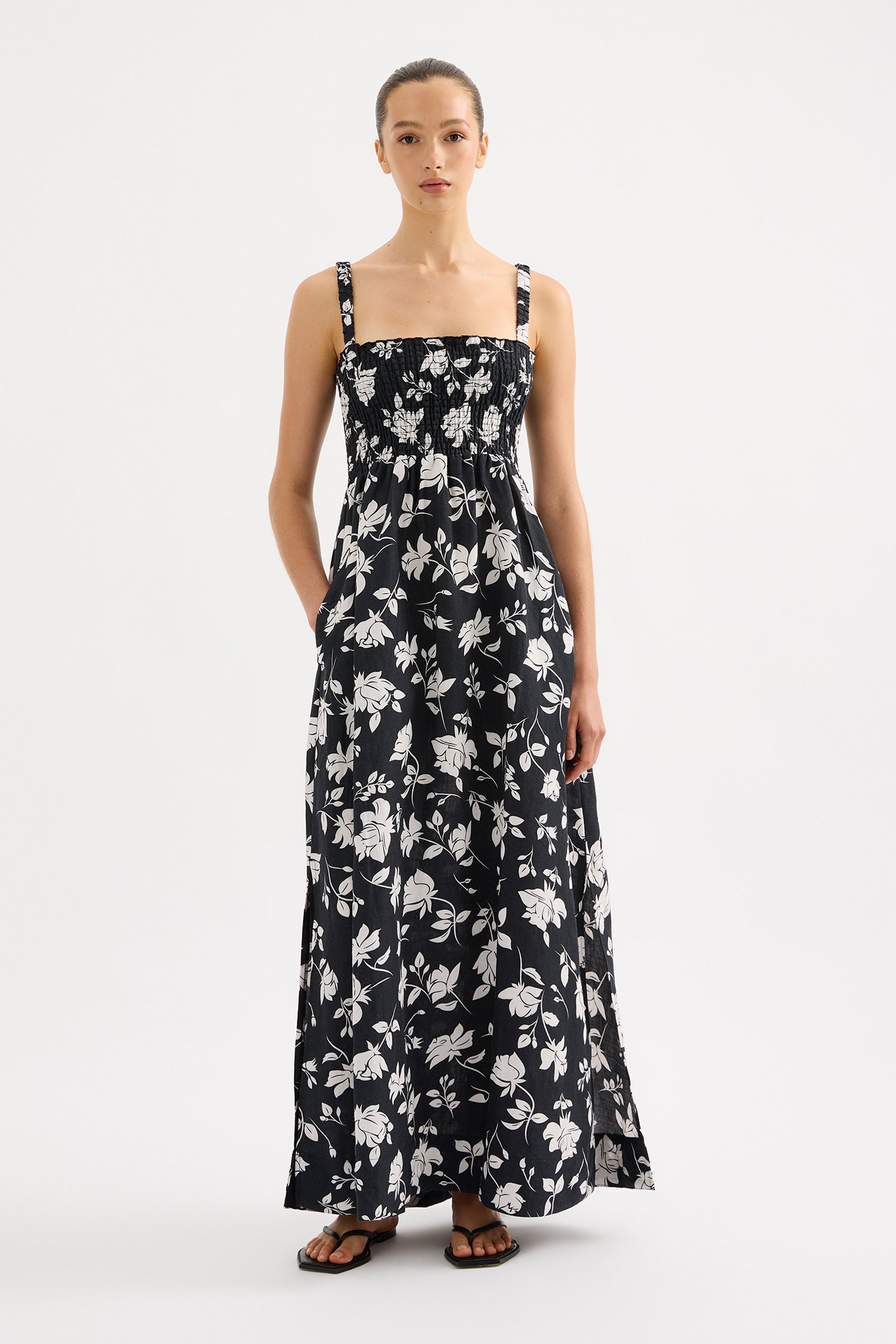 Alba Linen Maxi Dress Alba 
