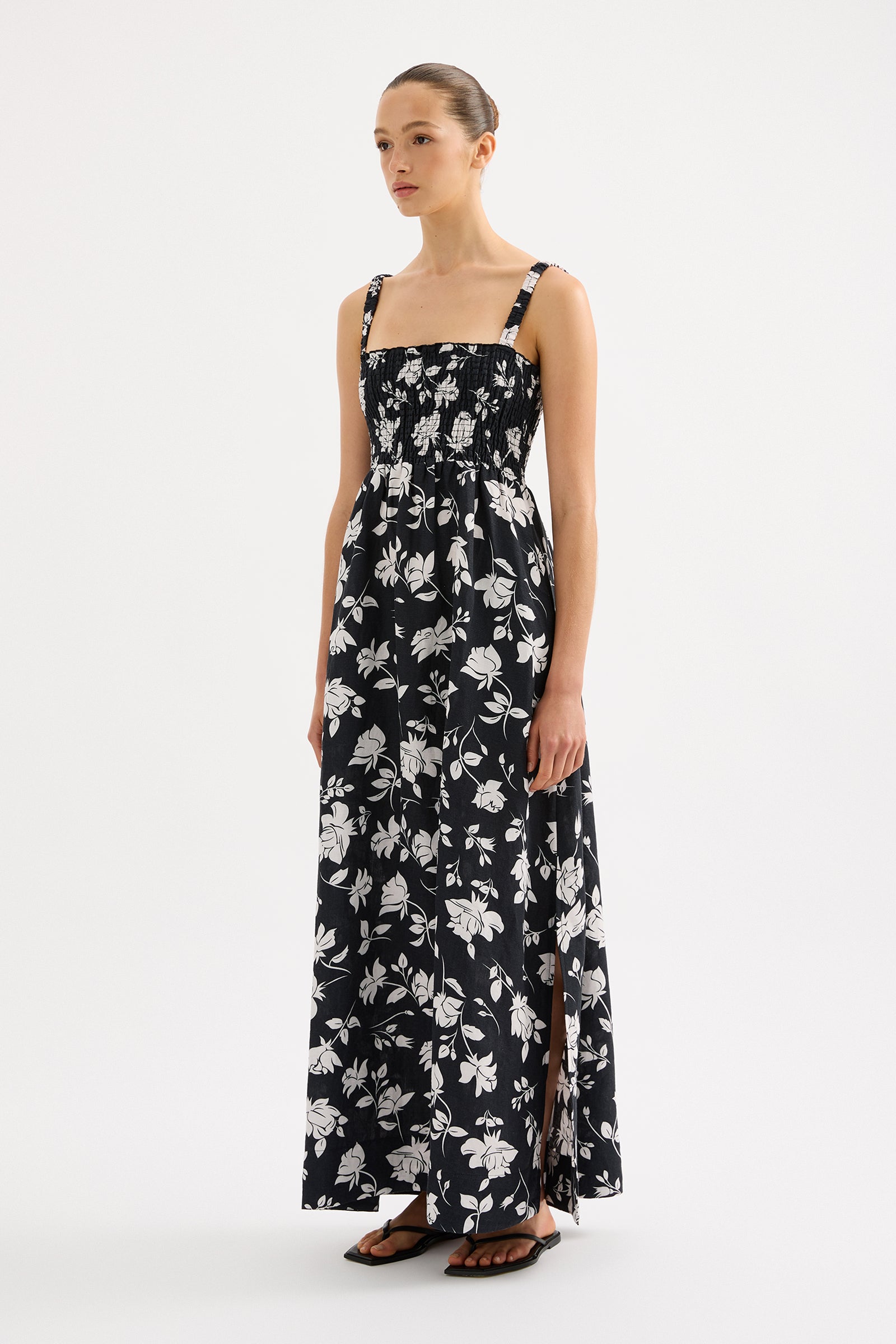 Alba Linen Maxi Dress Alba 