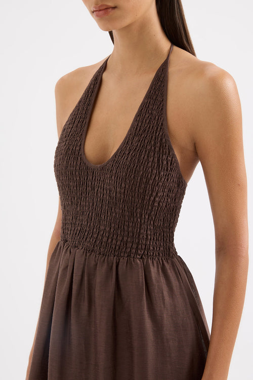 nude lucy brown maxi dress Shop Serine Maxi Dress main image 1