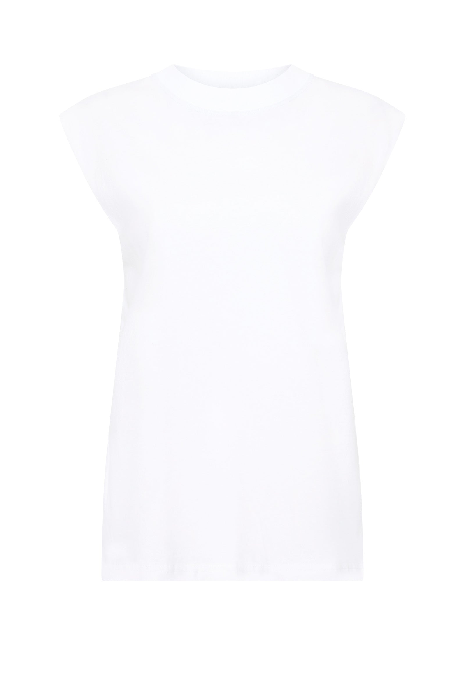 Organic Boyfriend Tank White 