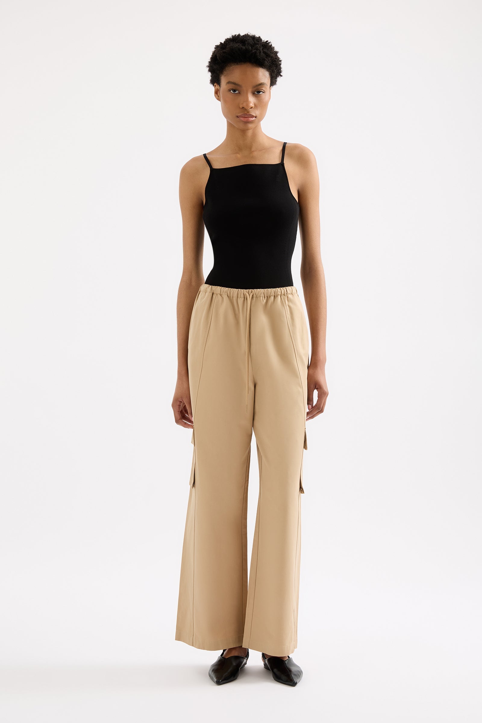 Alma Cargo Pant Camel 