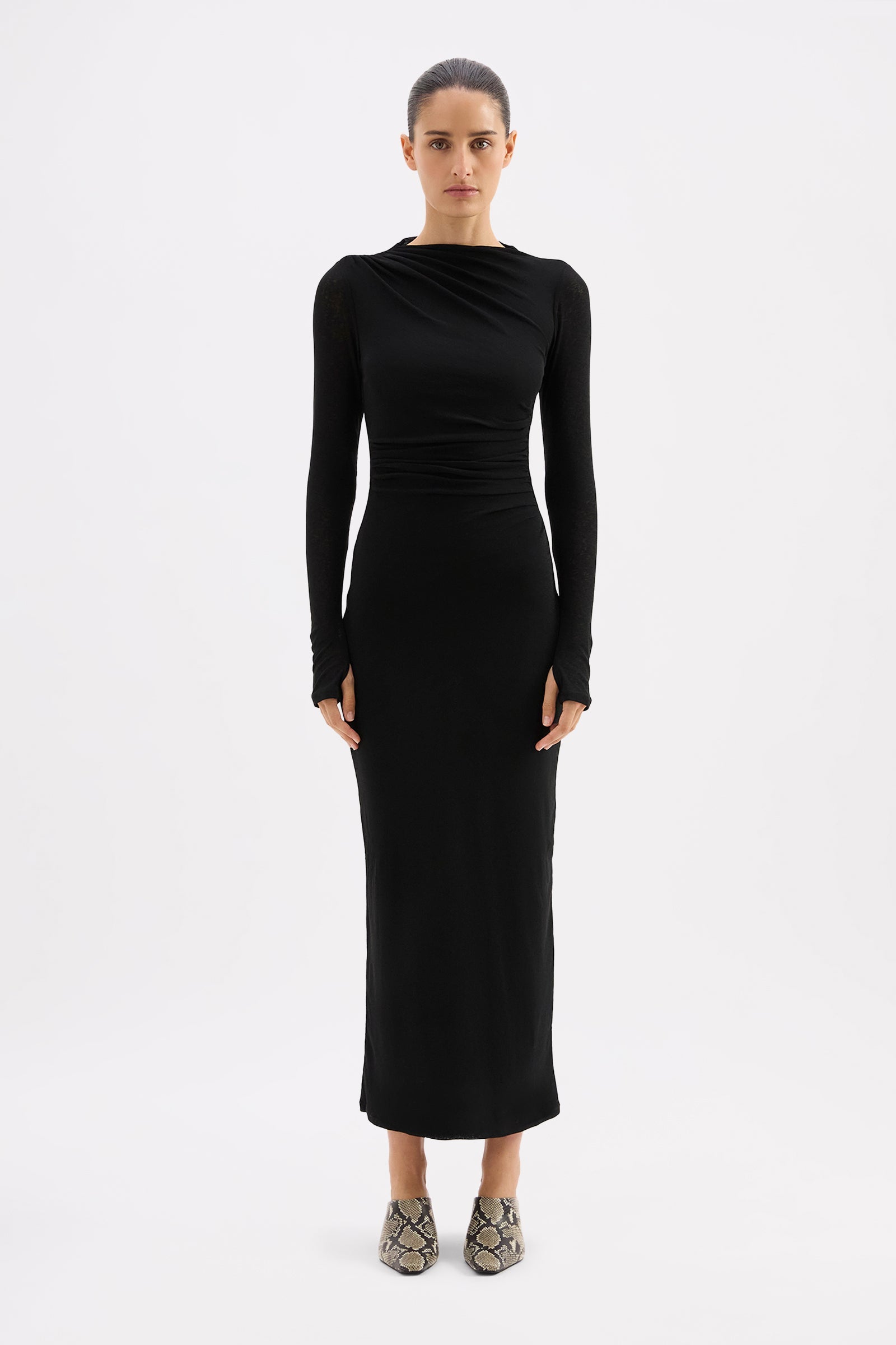 Juniper Mesh Dress Black 