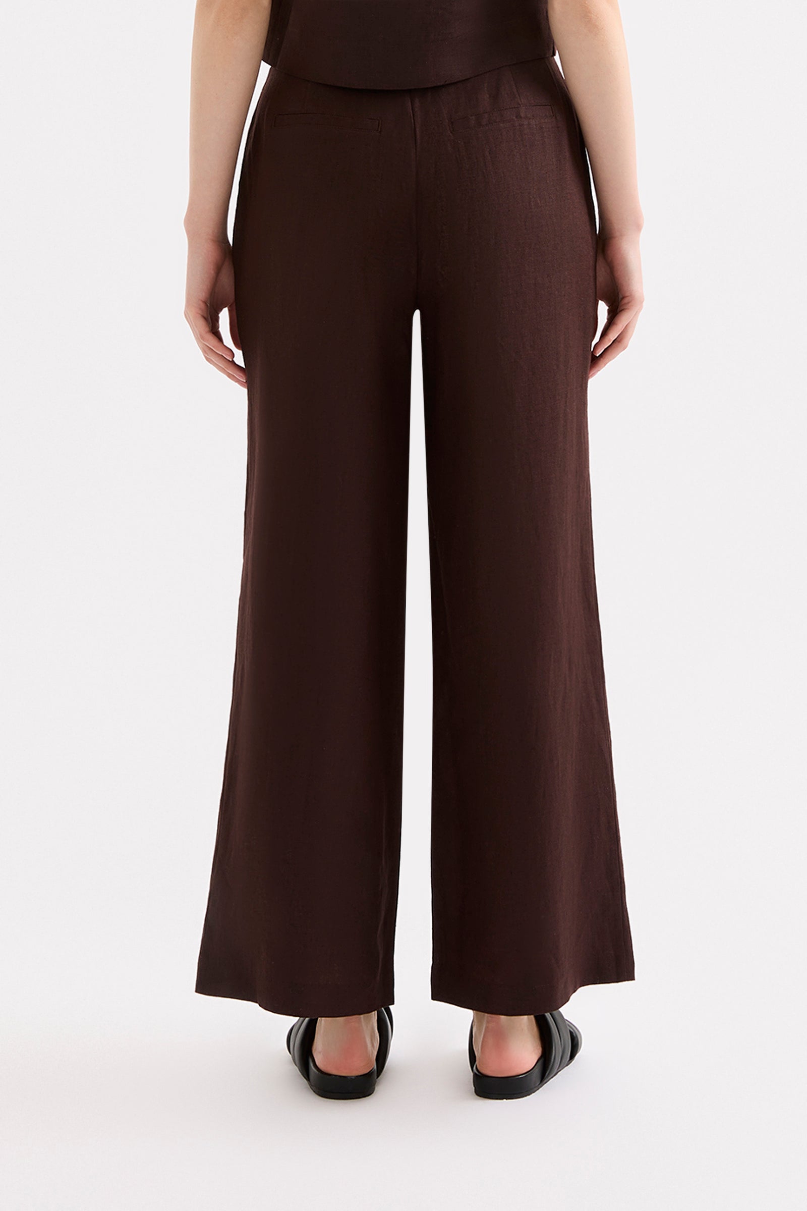 Thilda Linen Pant Raisin 