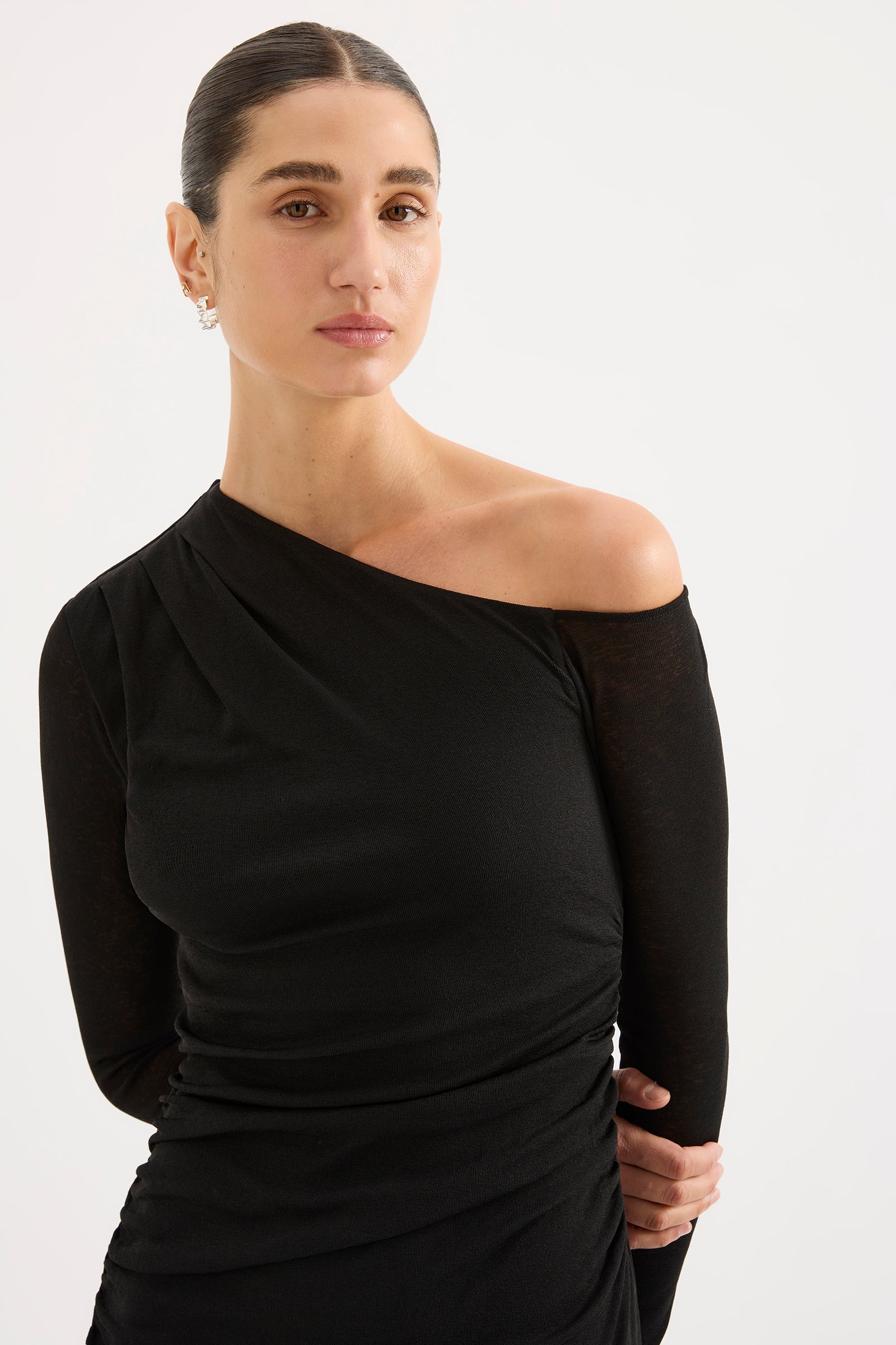 Orelia Ls Maxi Dress Black 