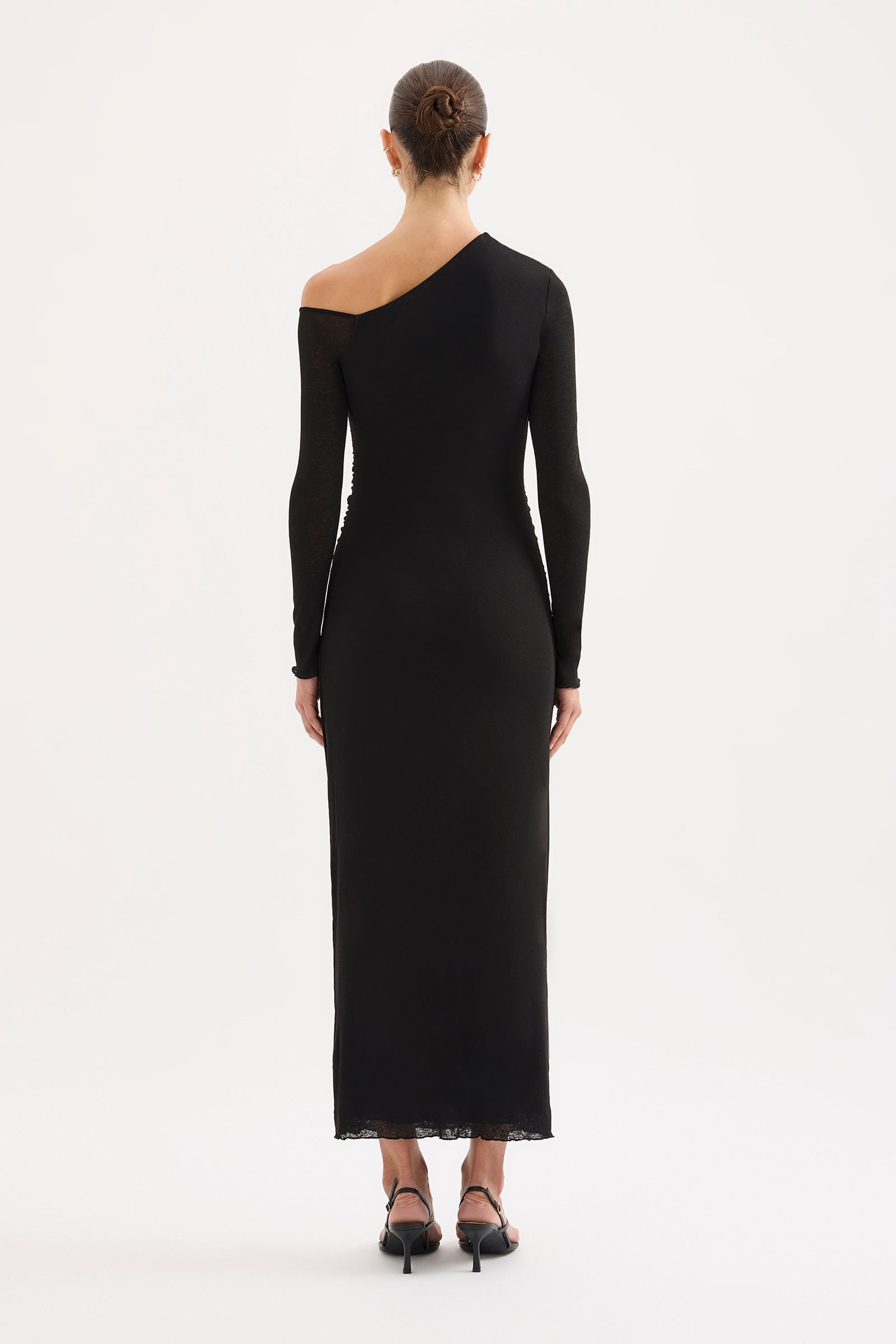 Orelia Ls Maxi Dress Black 