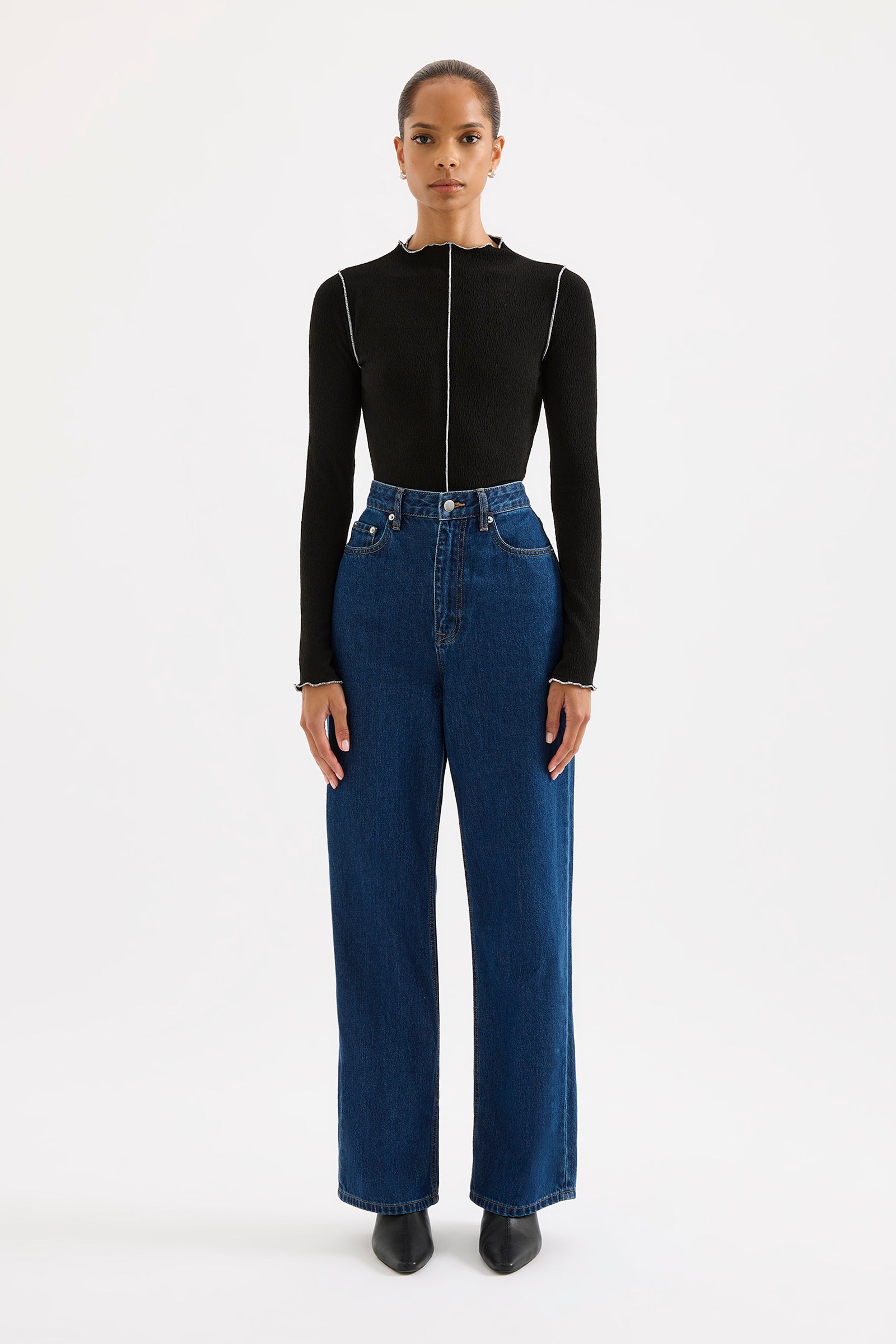 Xander Ls Top Black 