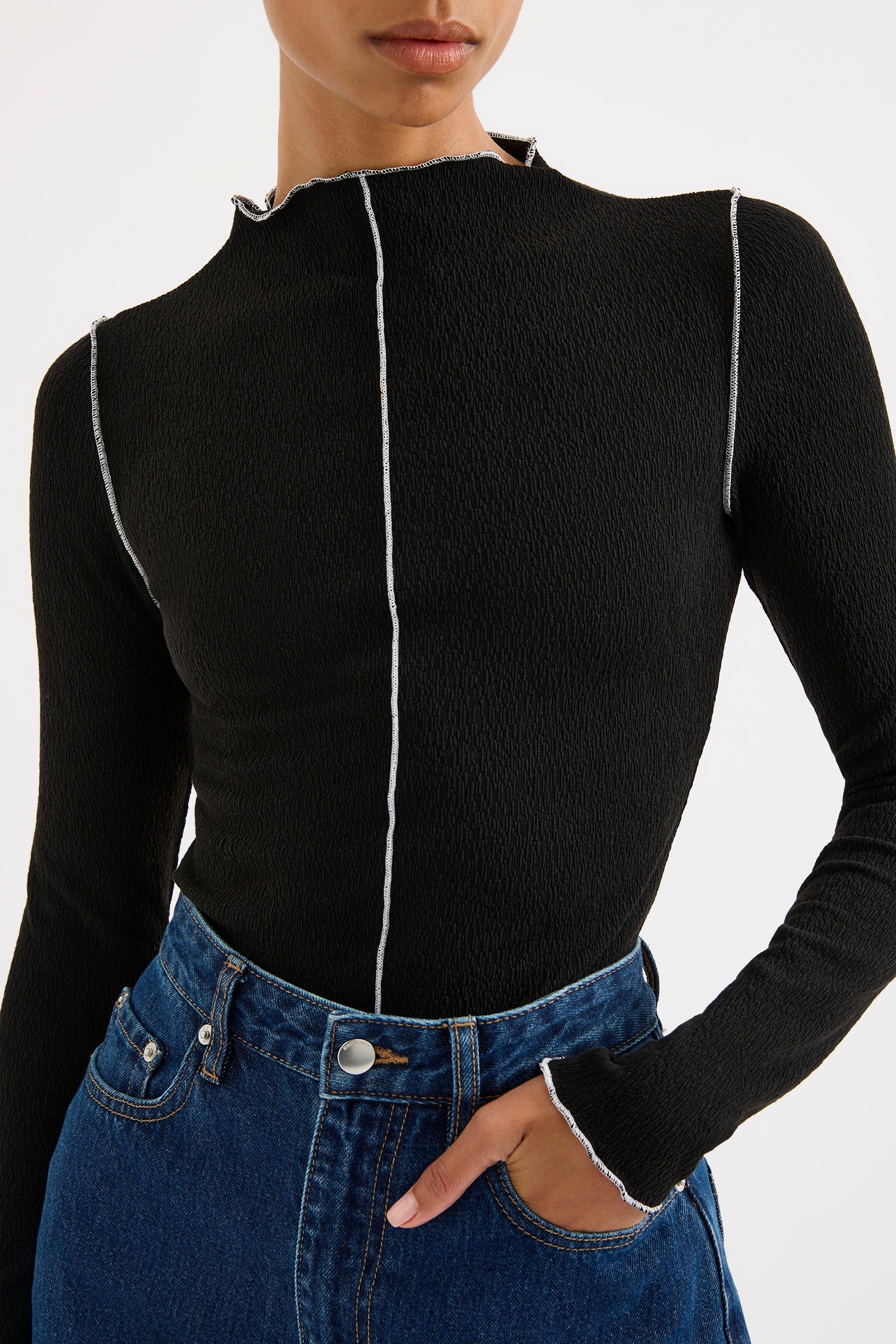 Xander Ls Top Black 