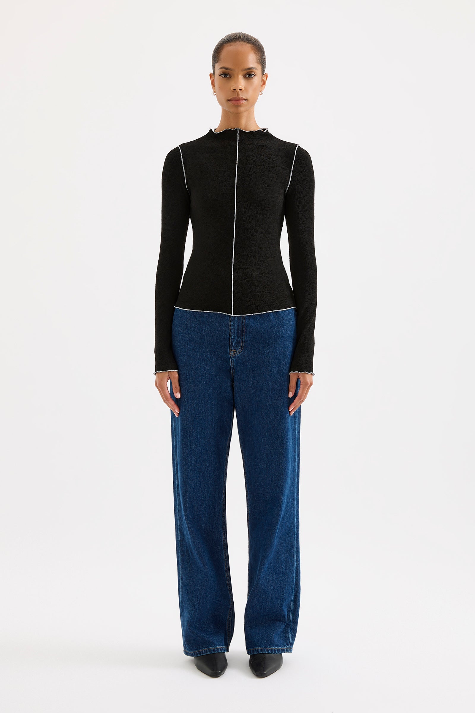 Xander Ls Top Black 