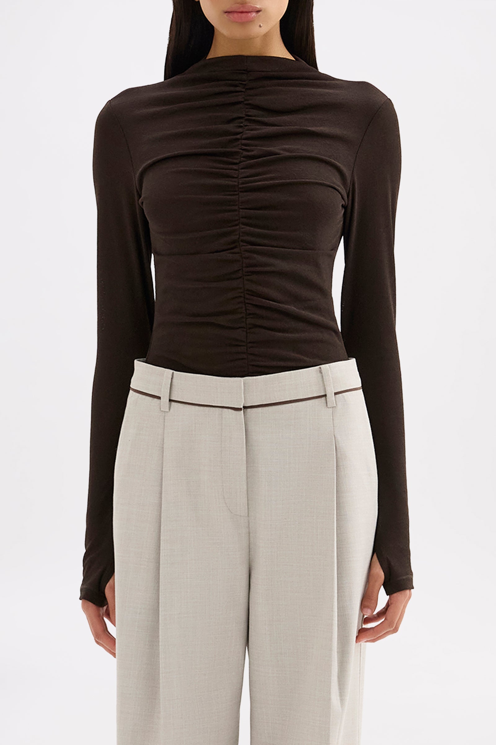 Marti Mesh Top Espresso 